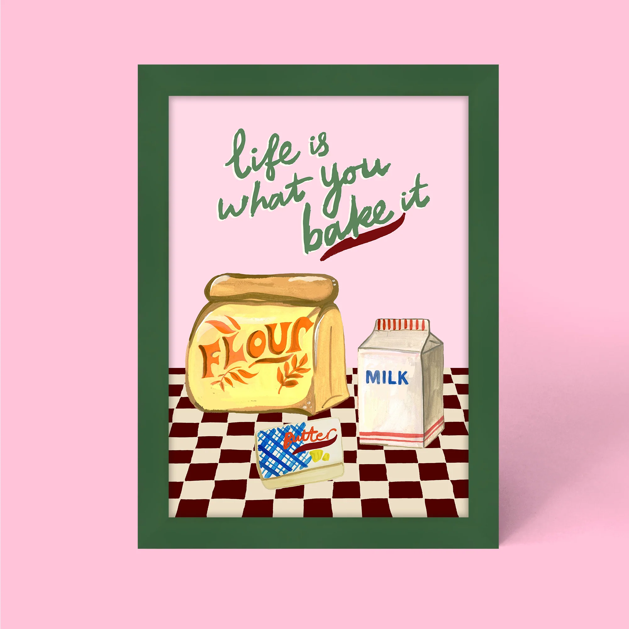 Life Is What You Bake Framed Print - Image 2