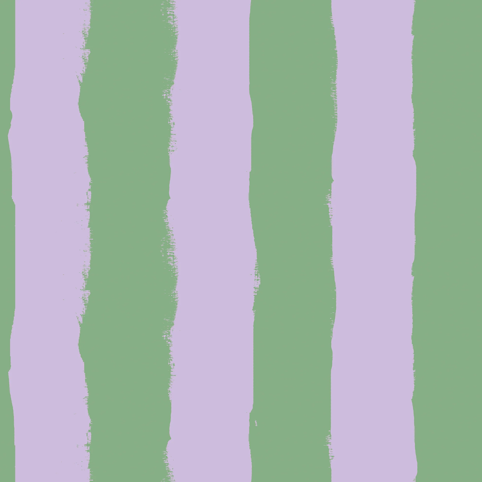 Lilac & Green Painted Stripe Wallpaper - Image 2