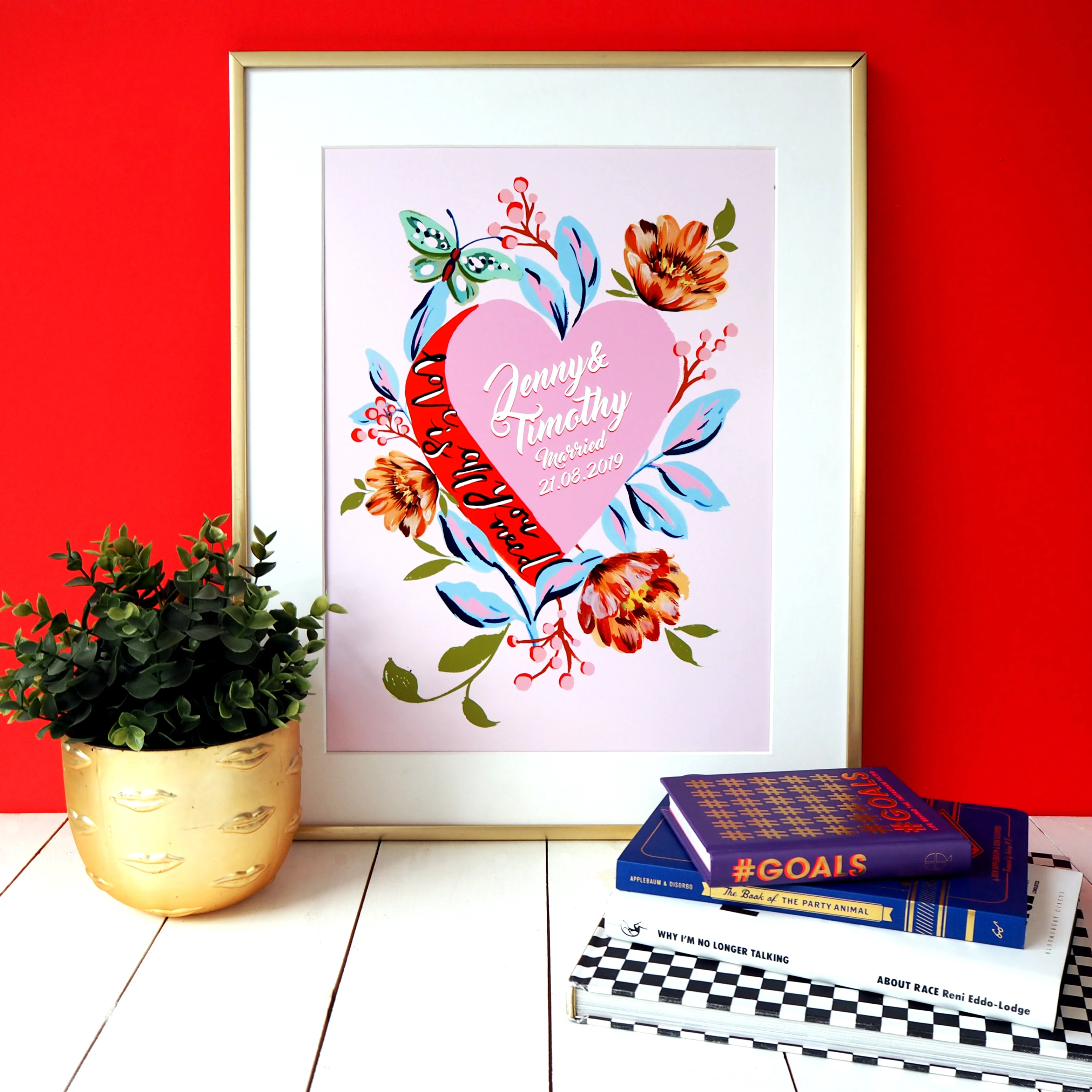Love Is All You Need Personalised Print - Image 5