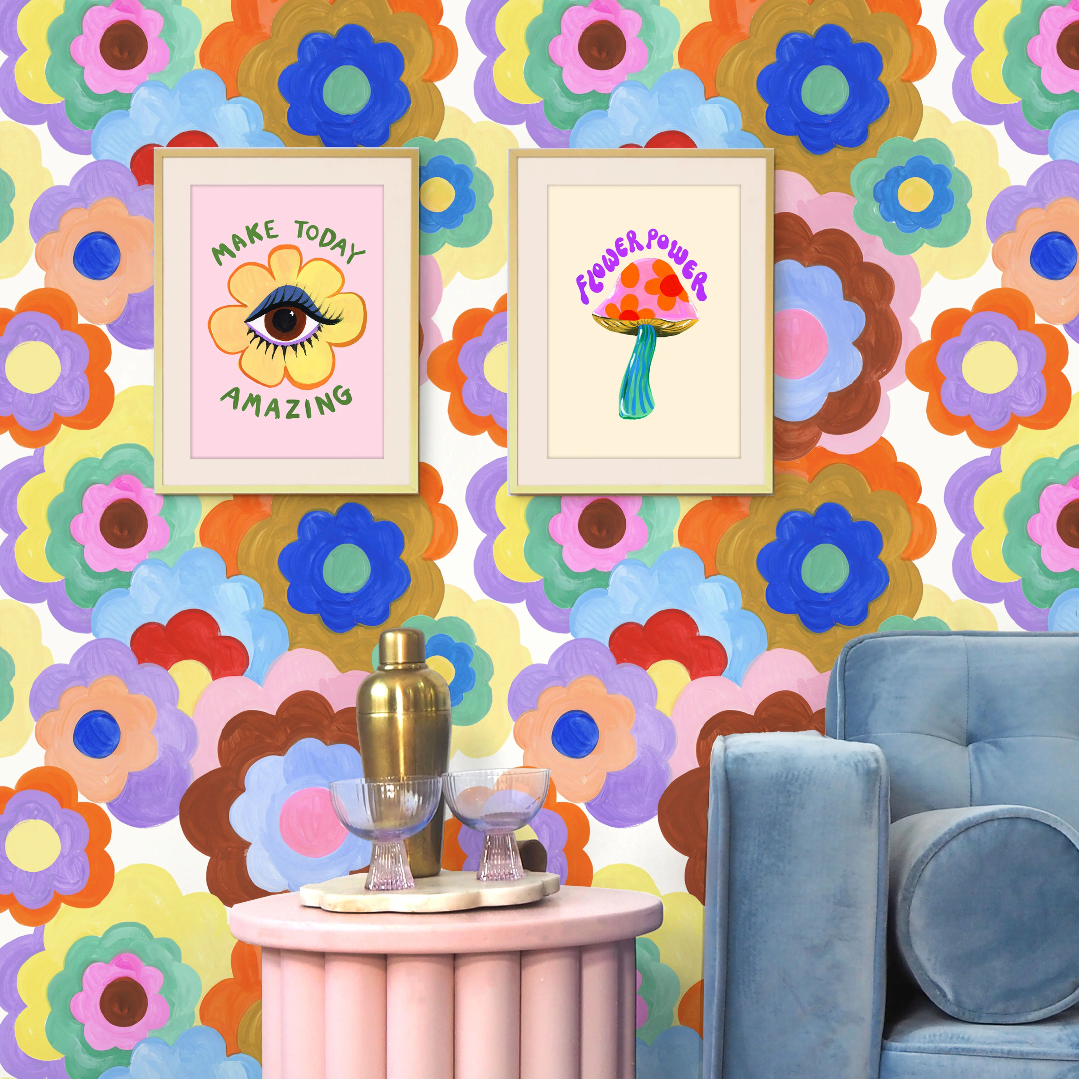 Make Today Amazing Flower Eye Print - Image 2