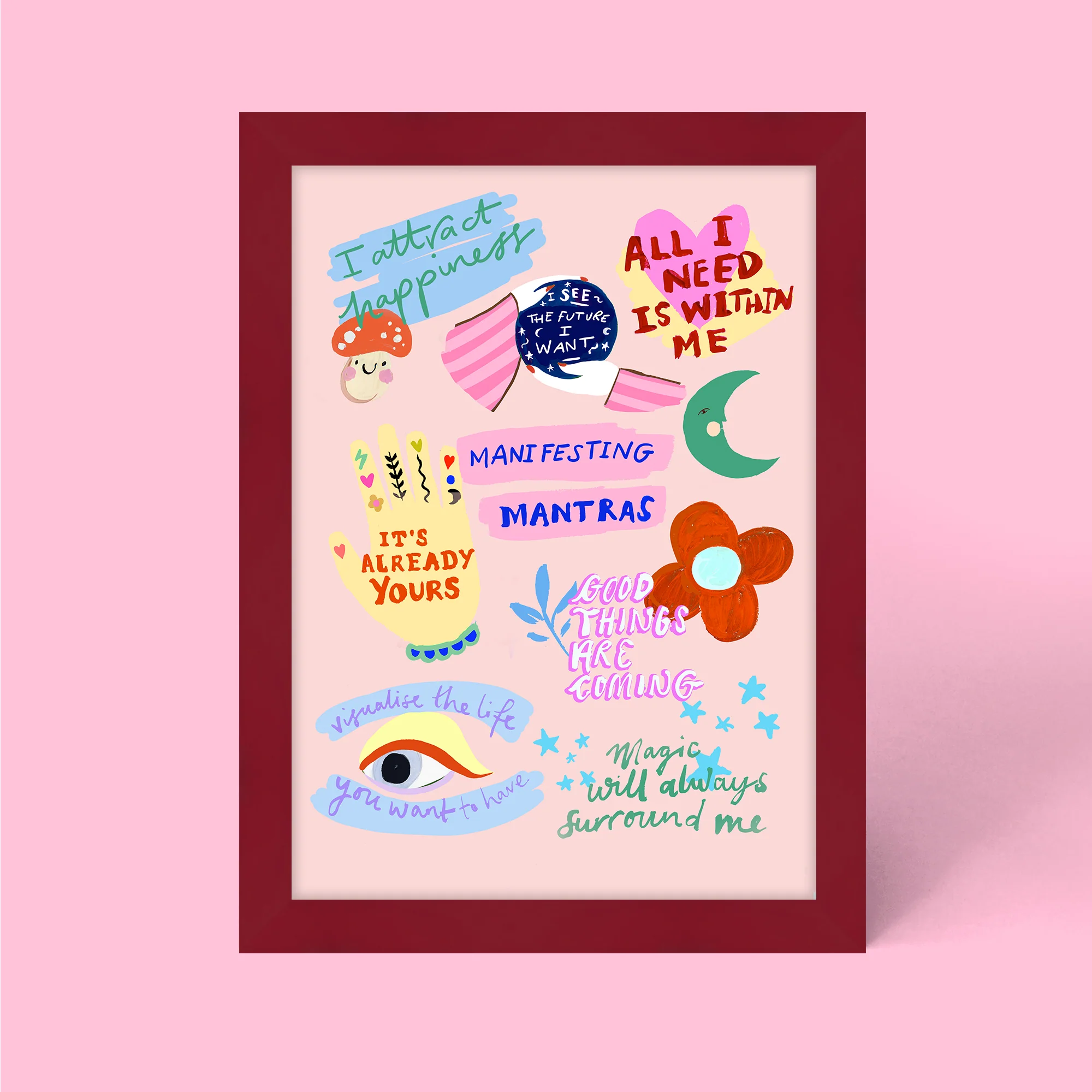 Manifesting Mantras Framed Print - Image 2