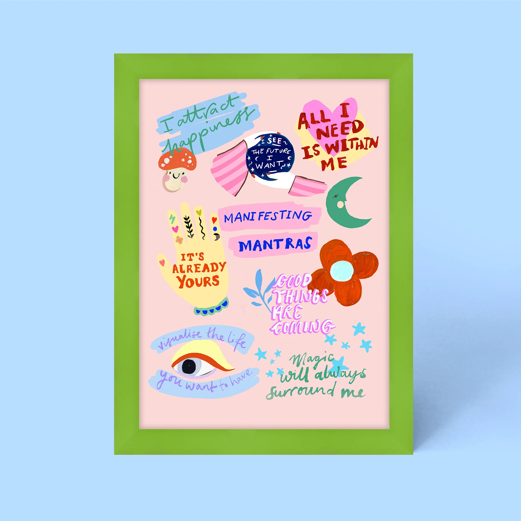 Manifesting Mantras Framed Print - Image 3