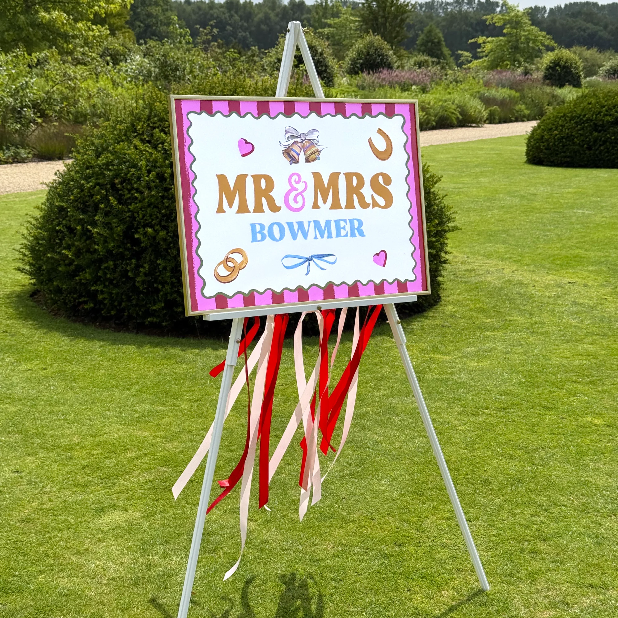 Mr & Mrs Personalised Print - Image 2