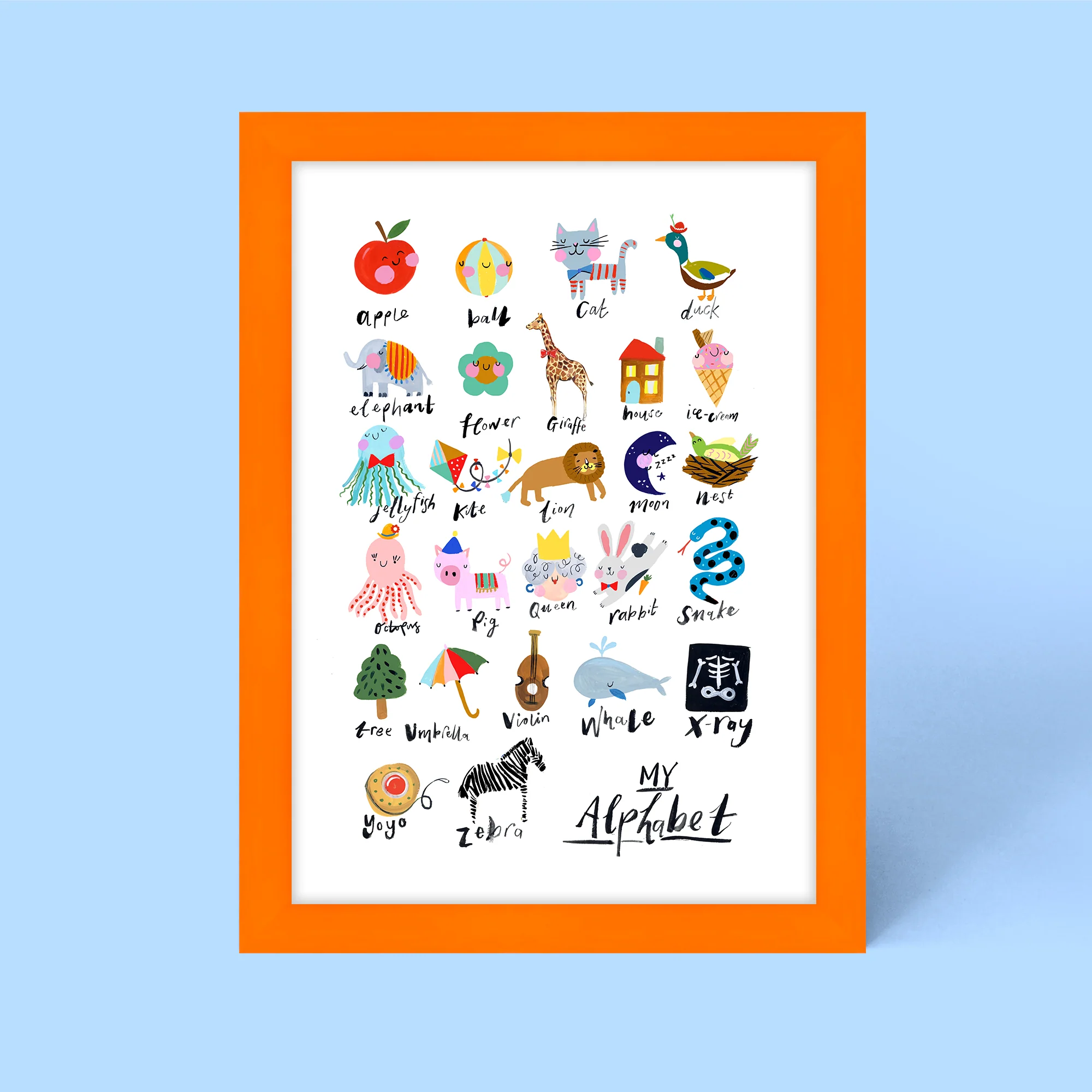 My Animal Alphabet Framed Print - Image 2