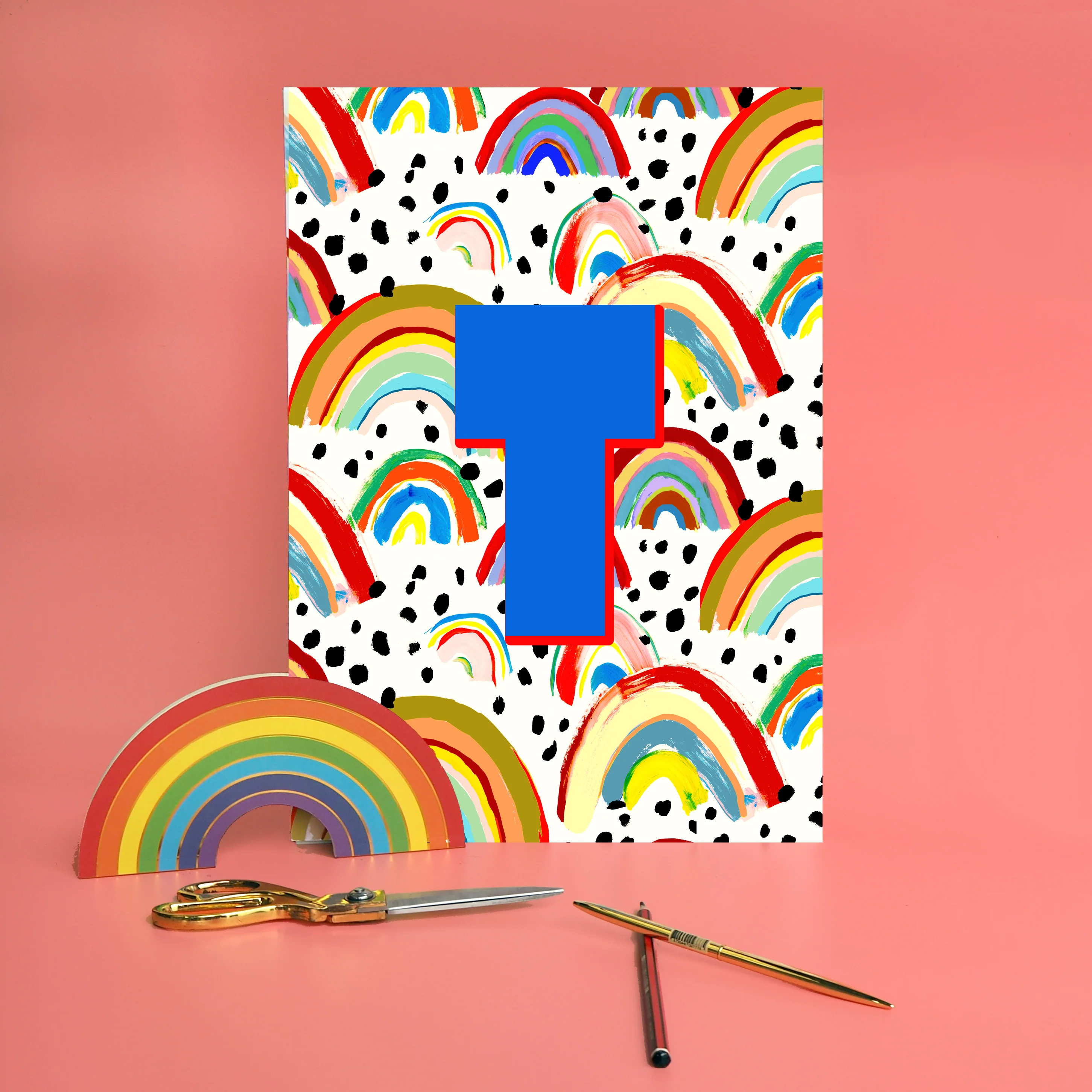 Rainbow Initial Print - Image 3