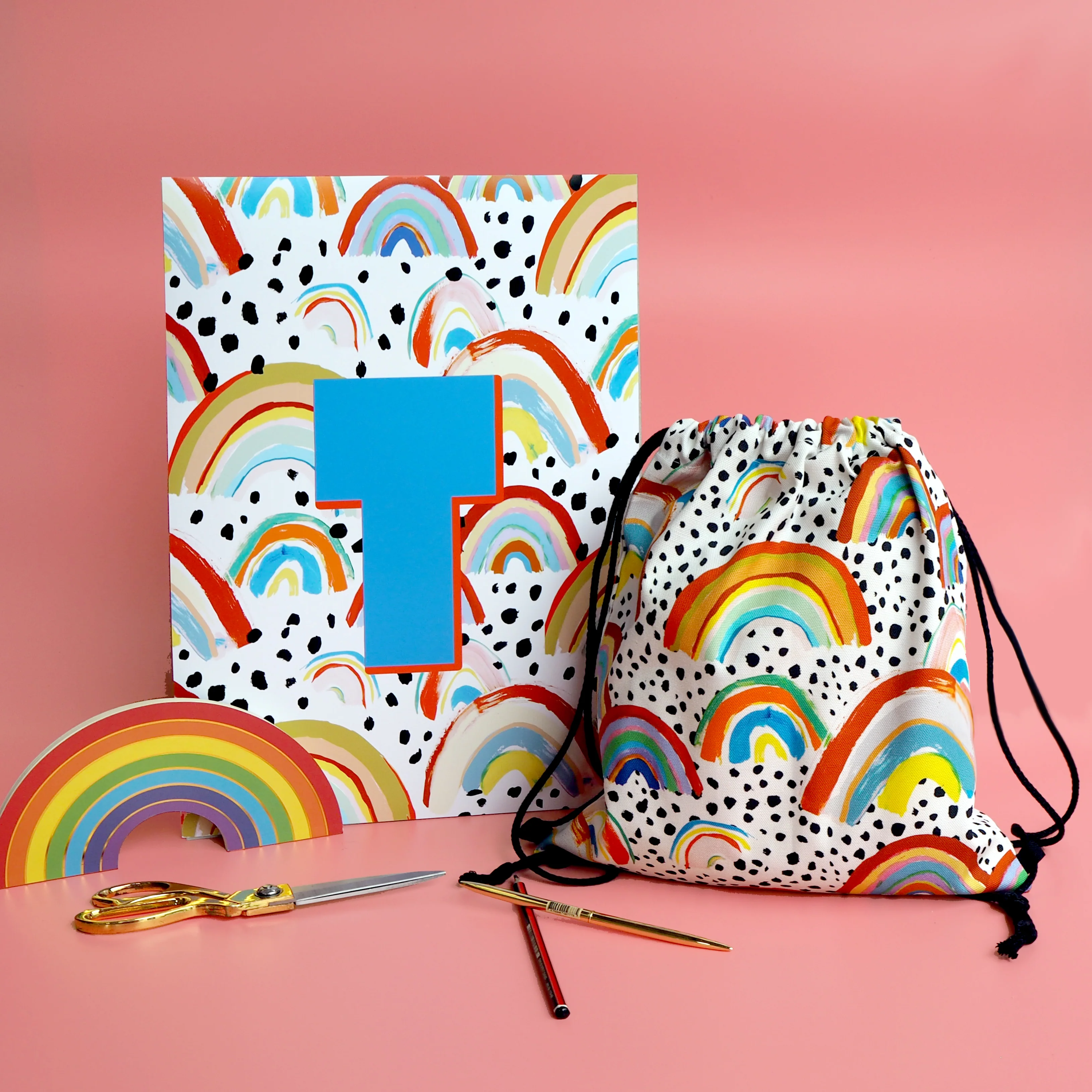 Rainbow Initial Print - Image 4