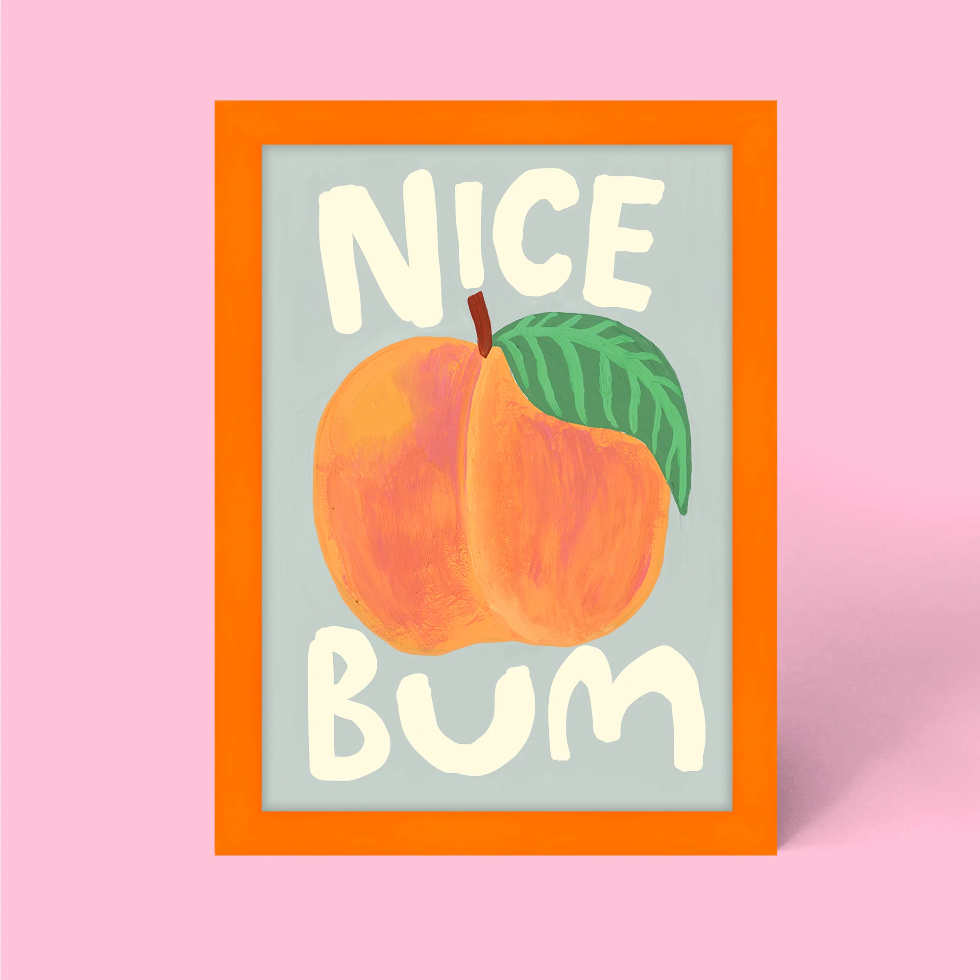 Nice Peachy Bum Framed Print - Image 2