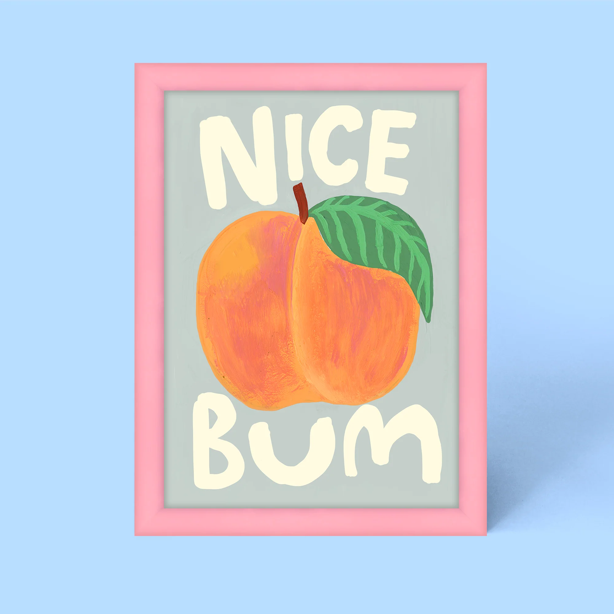 Nice Peachy Bum Framed Print - Image 3