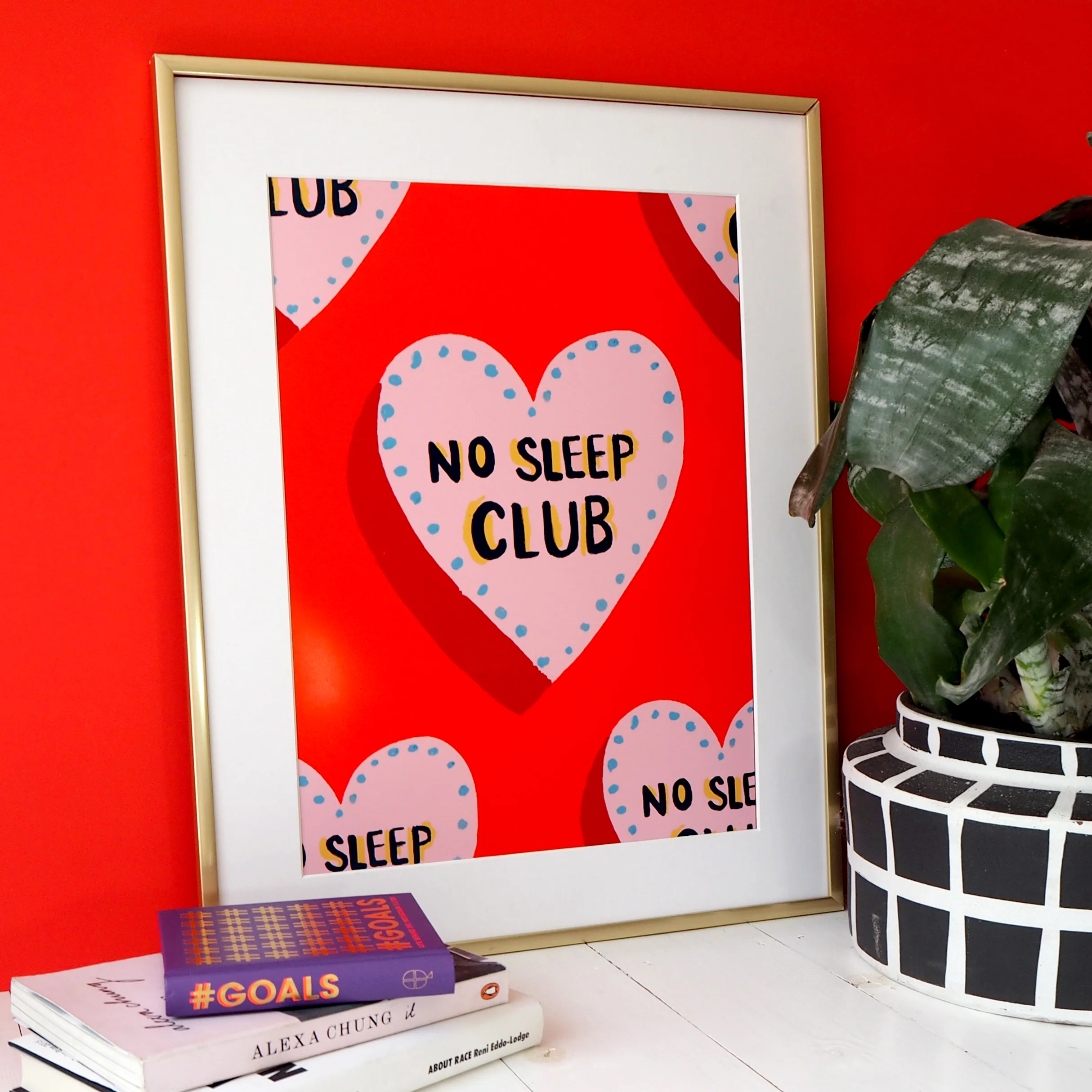 No Sleep Club Pattern Print - Image 3