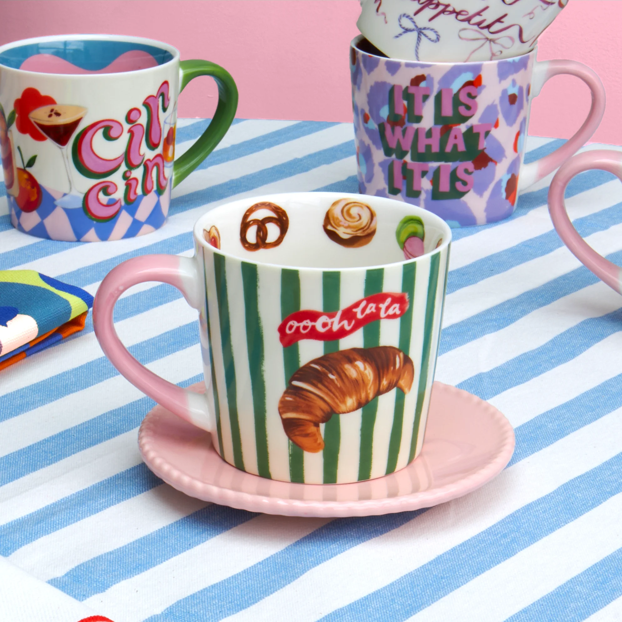 Oooh La La Croissant Mug - Image 4