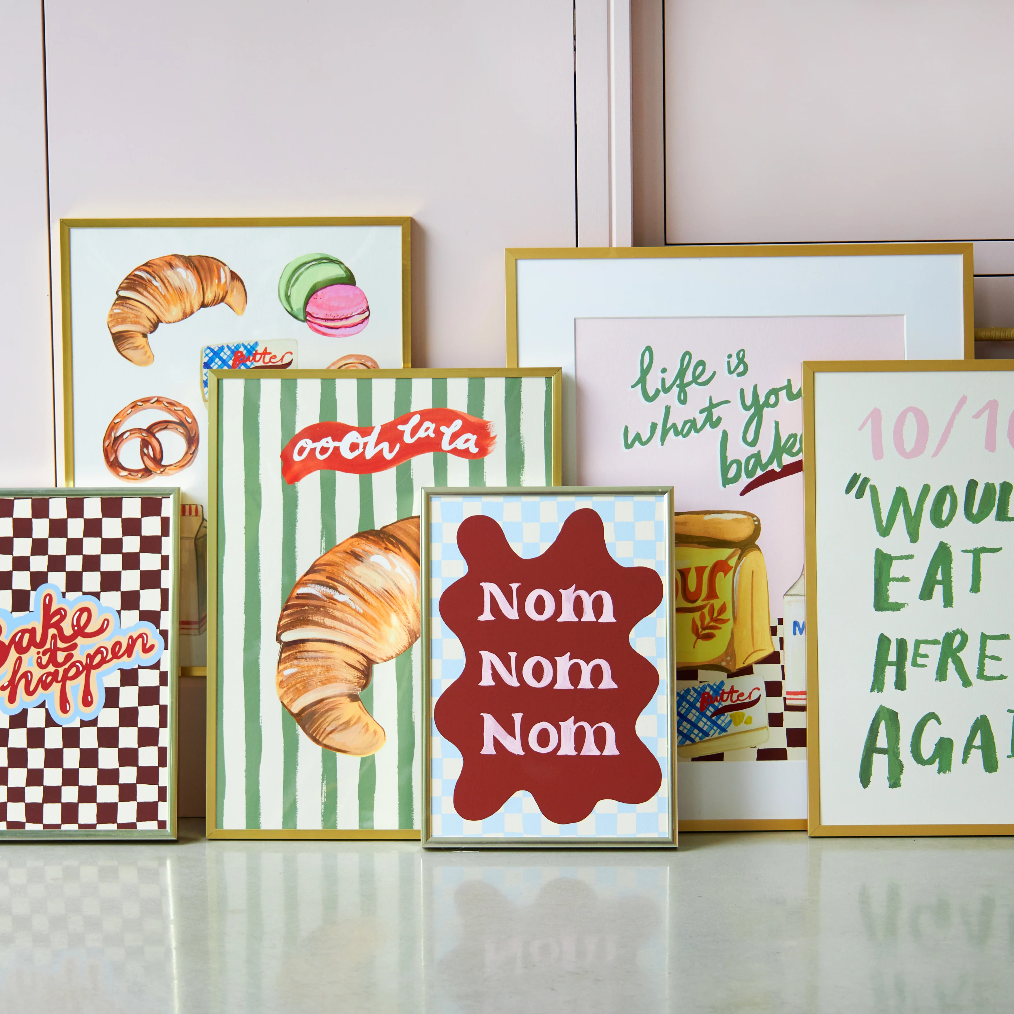 Oooh La La Croissant Print - Image 3