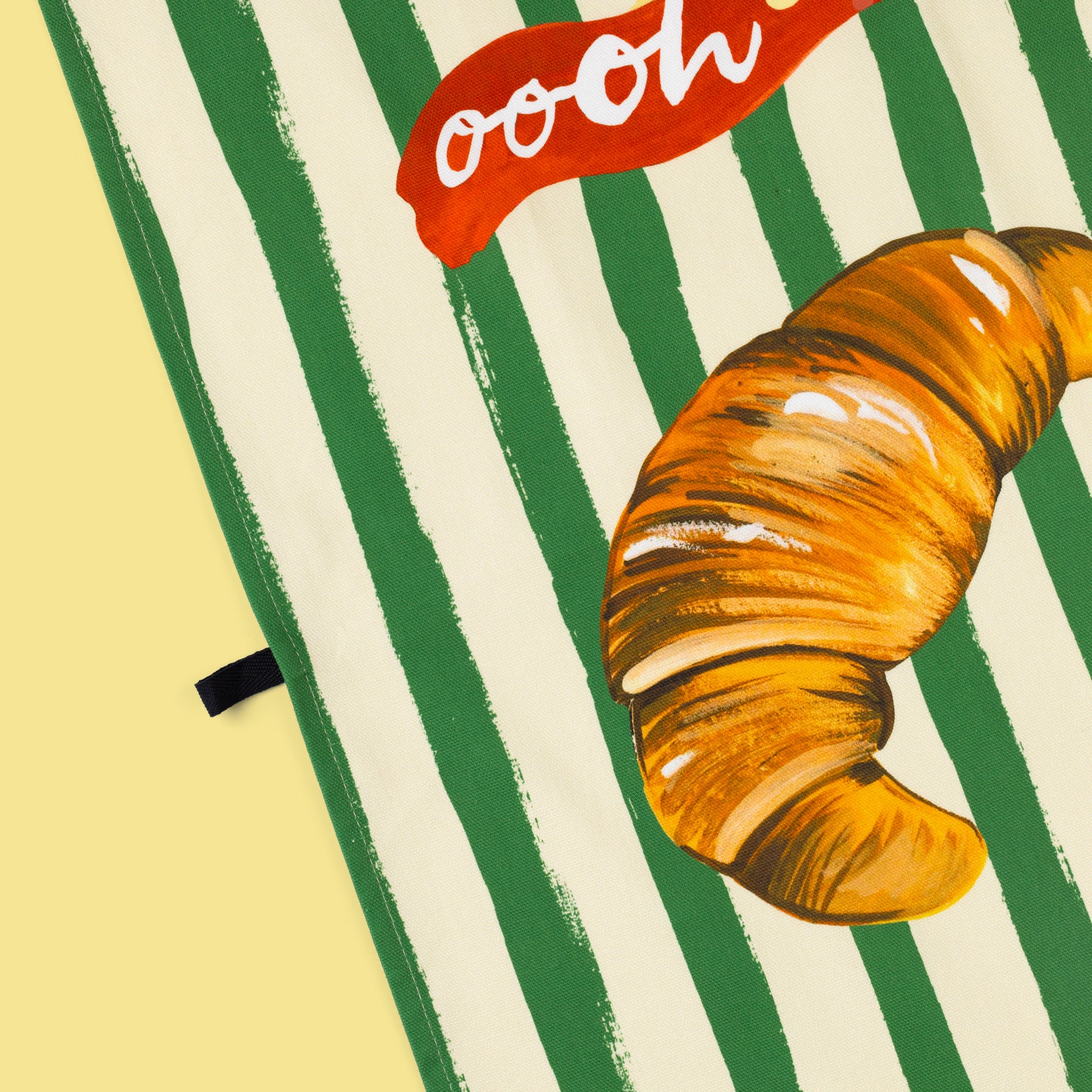 Oooh La La Croissant Tea Towel - Image 3