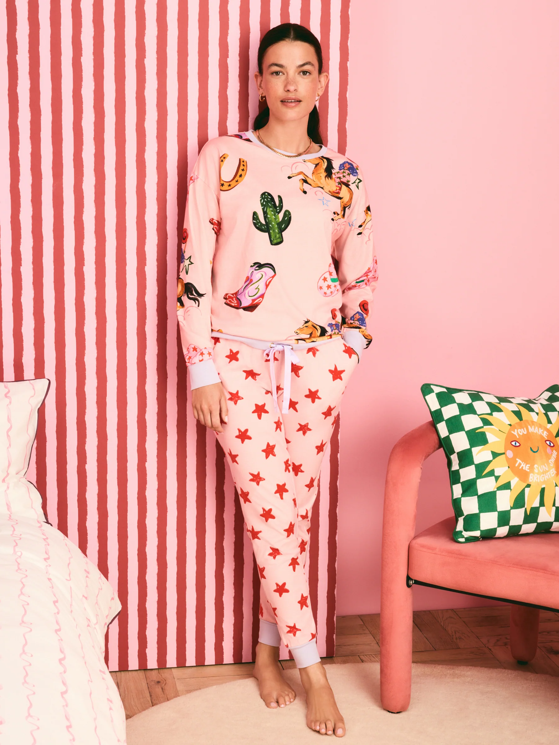 Pink Howdy Pyjama Set - Image 3