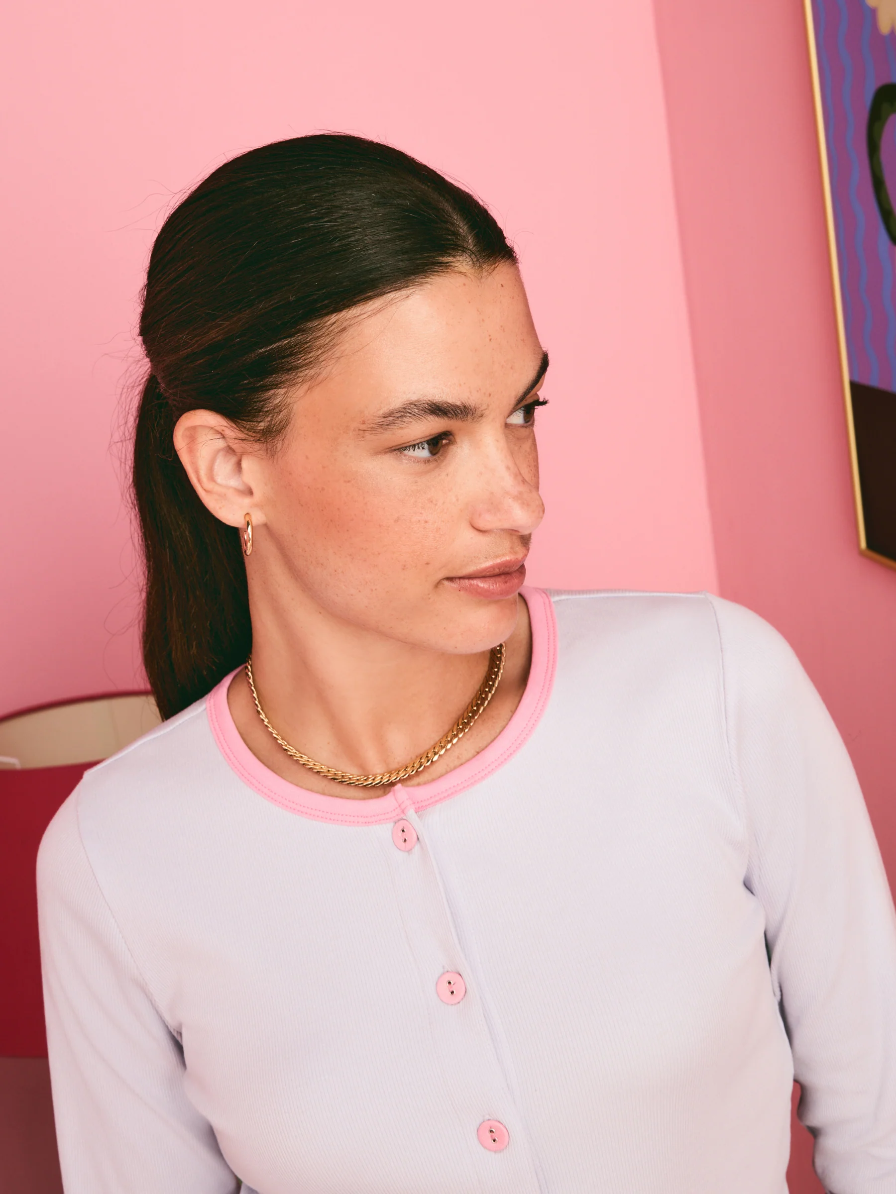 Pink Howdy Cardigan Pyjama Set - Image 5