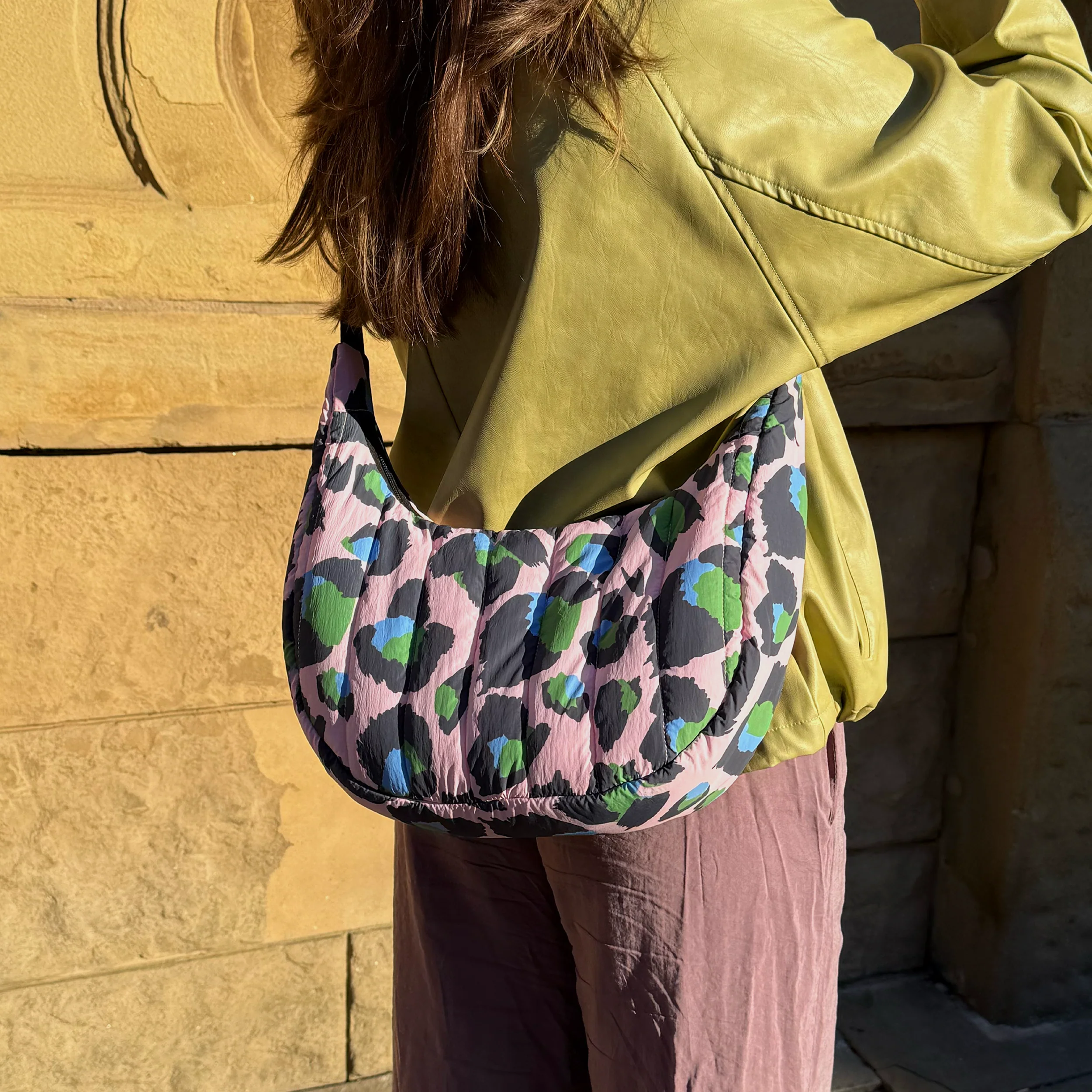 Pink Leopard Cross Body Bag - Image 2