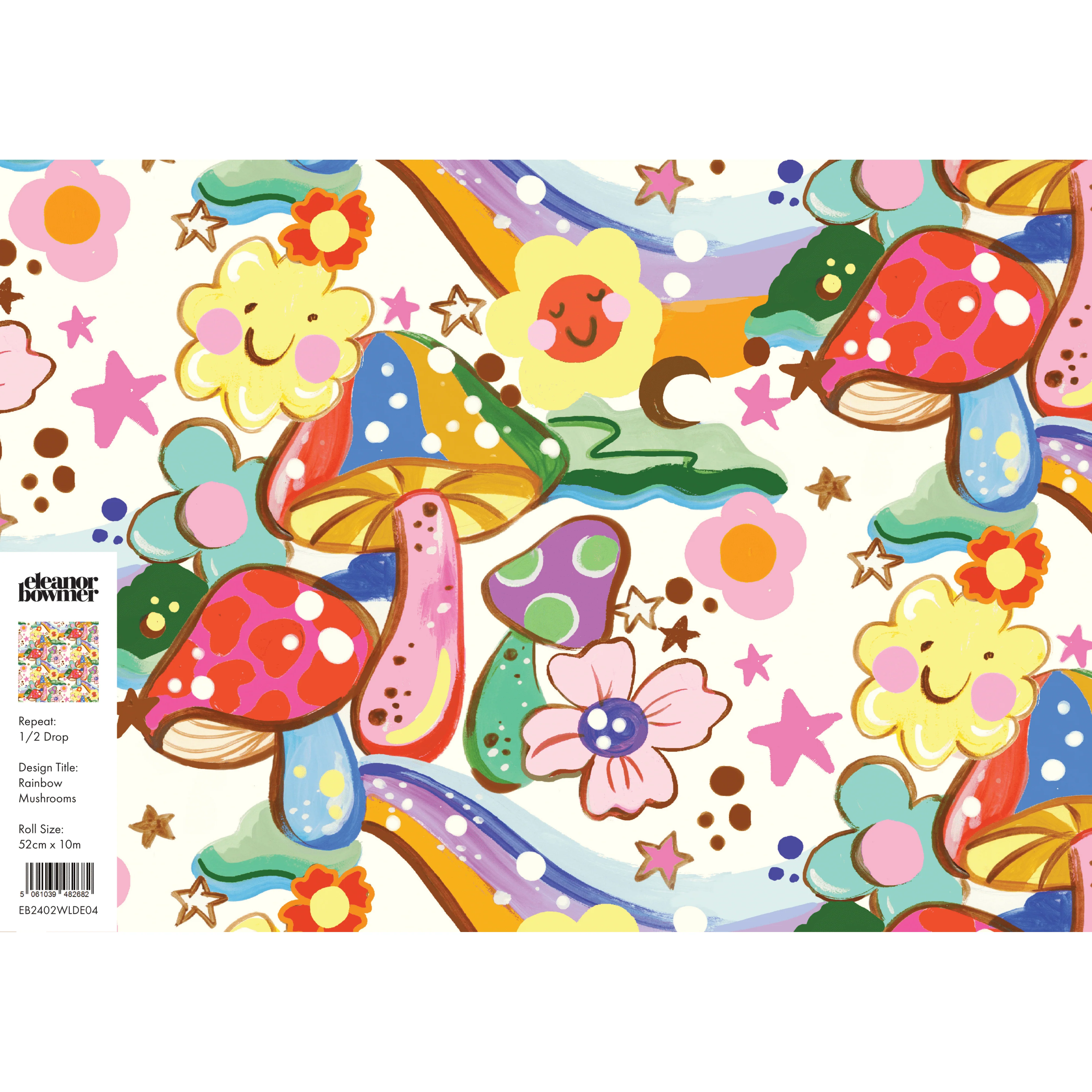 Rainbow Mushrooms Wallpaper - Image 4
