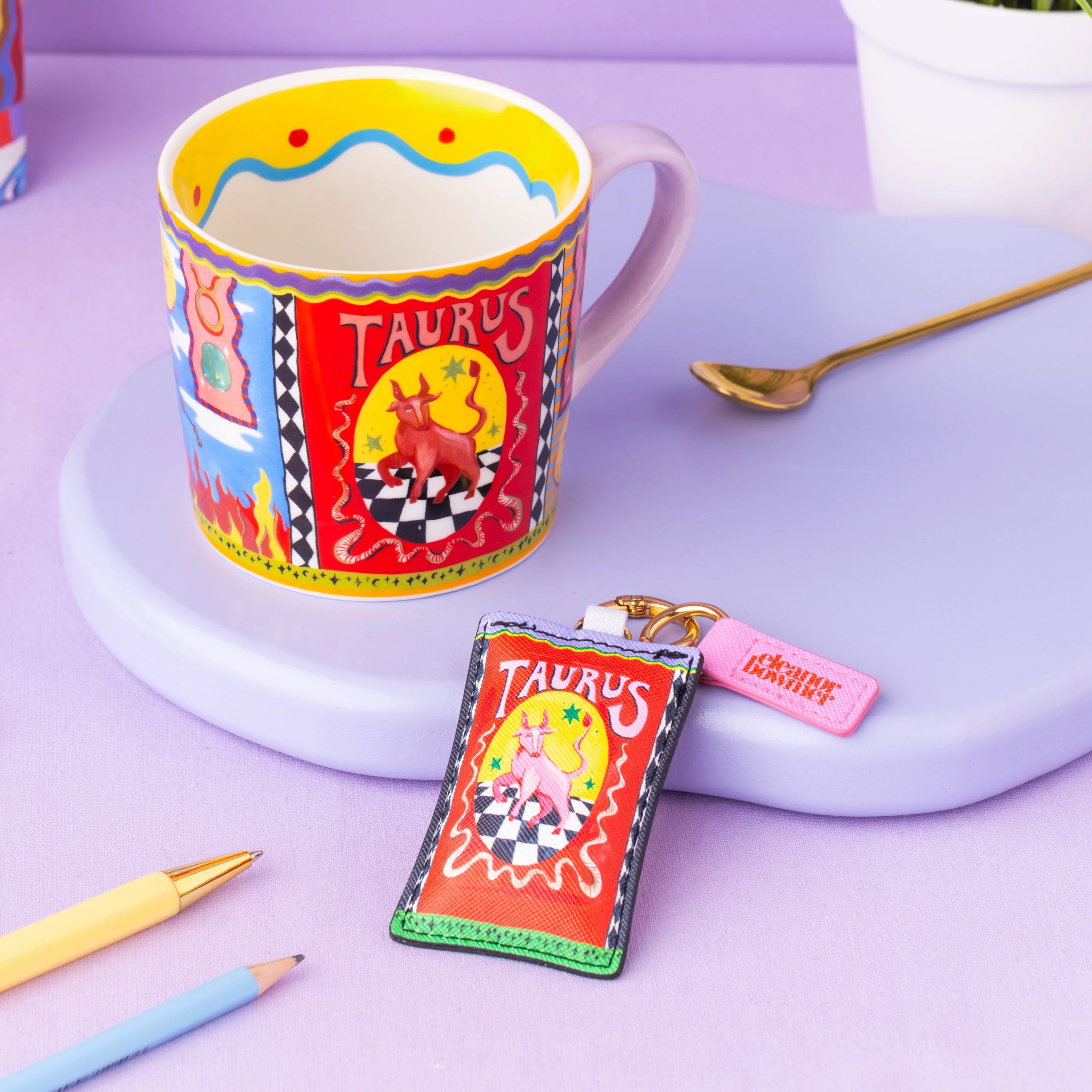 Taurus Zodiac Keyring - Image 3