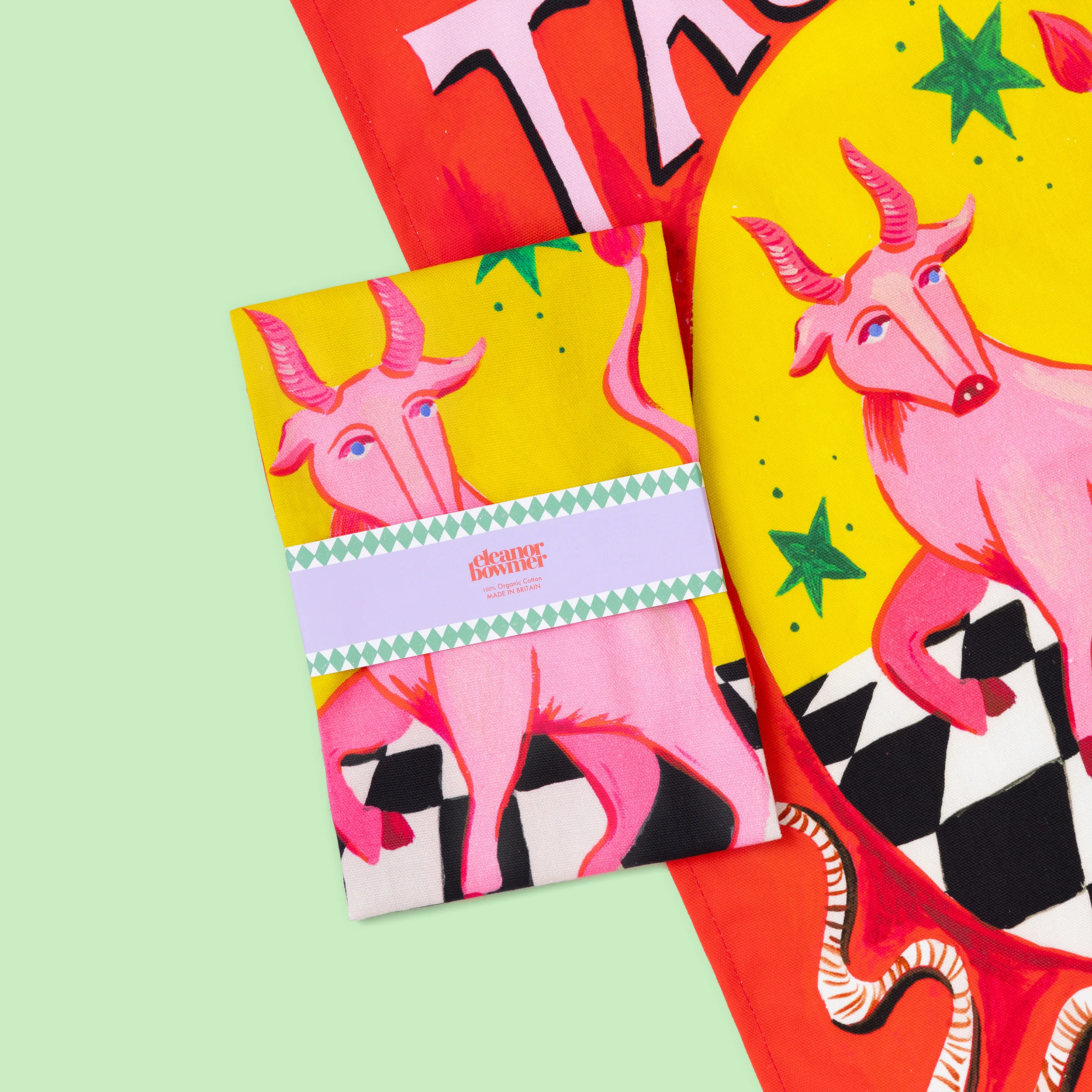 Taurus Zodiac Tea Towel - Image 2