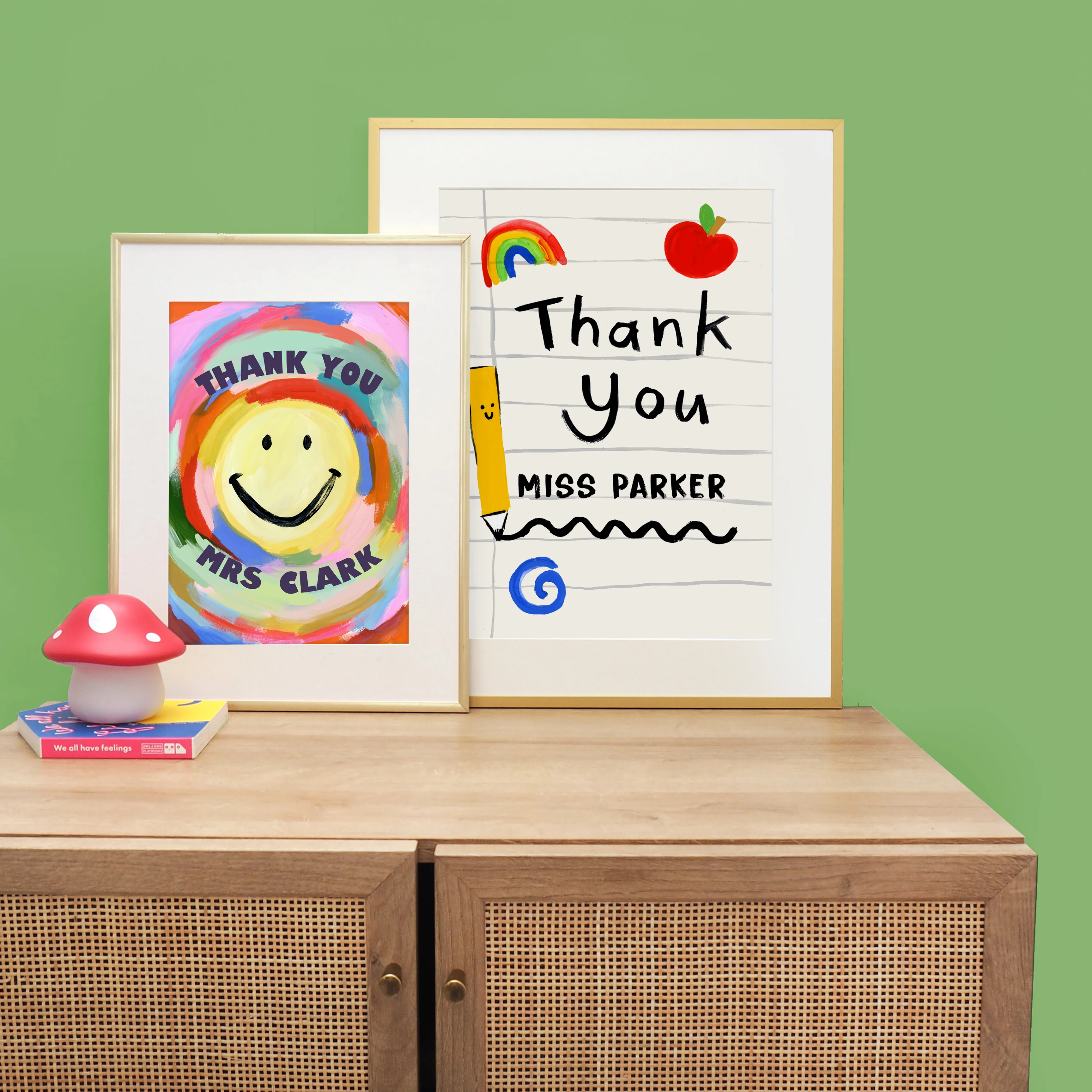 Thank You Teacher Notebook Personalised Print - Image 3
