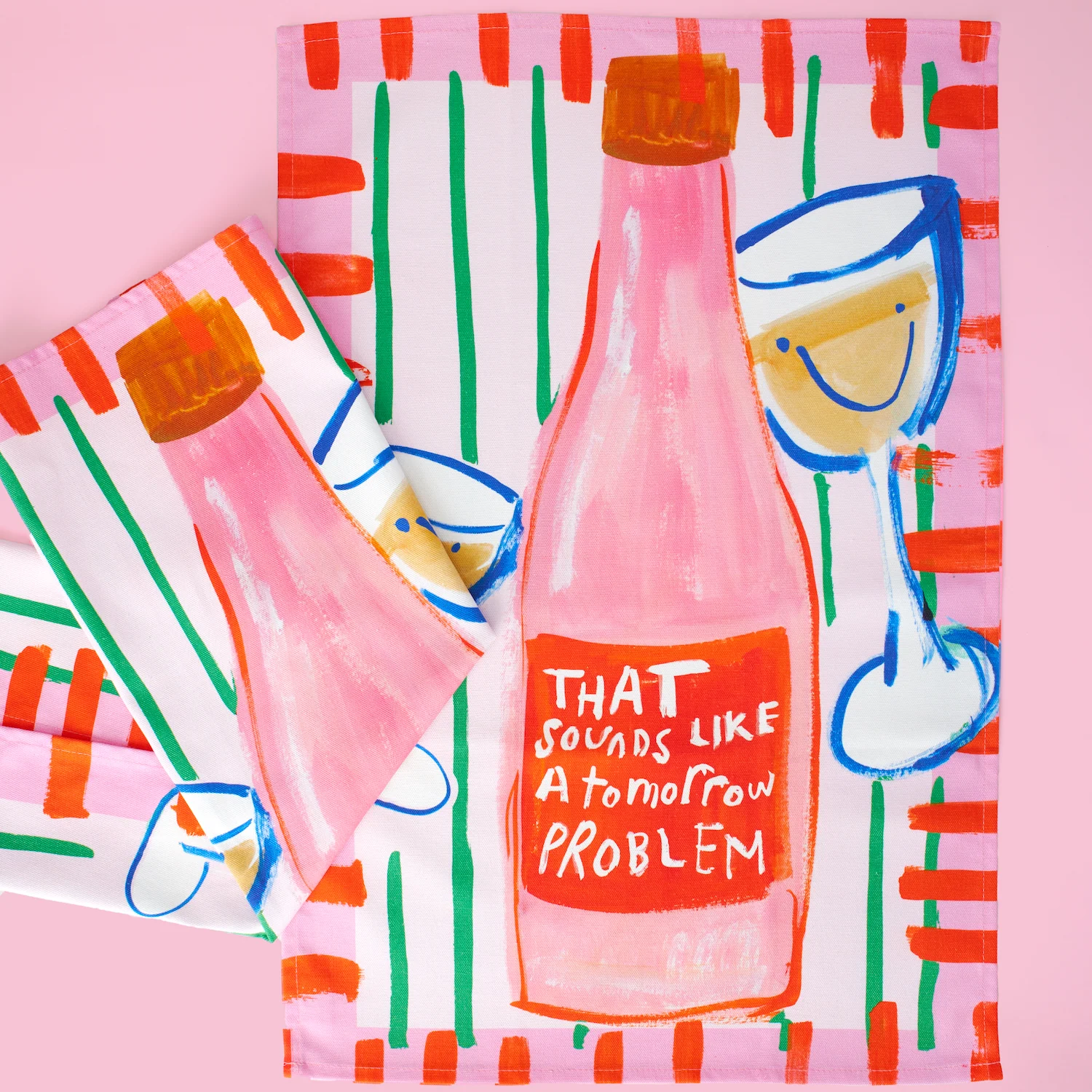 That Sounds Like a Tomorrow Problem Tea Towel - Image 3