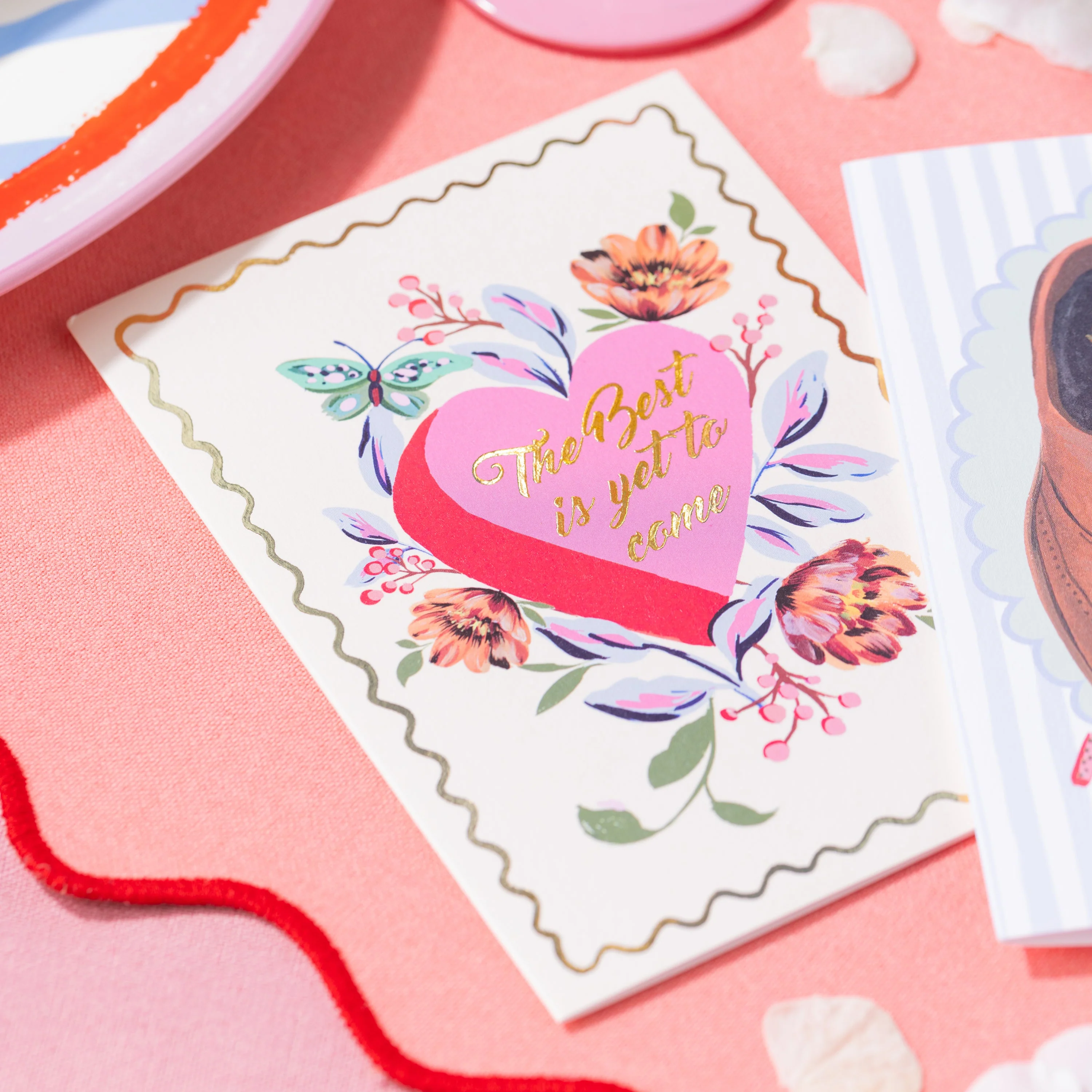 The Best is Yet to Come Heart Card - Image 2