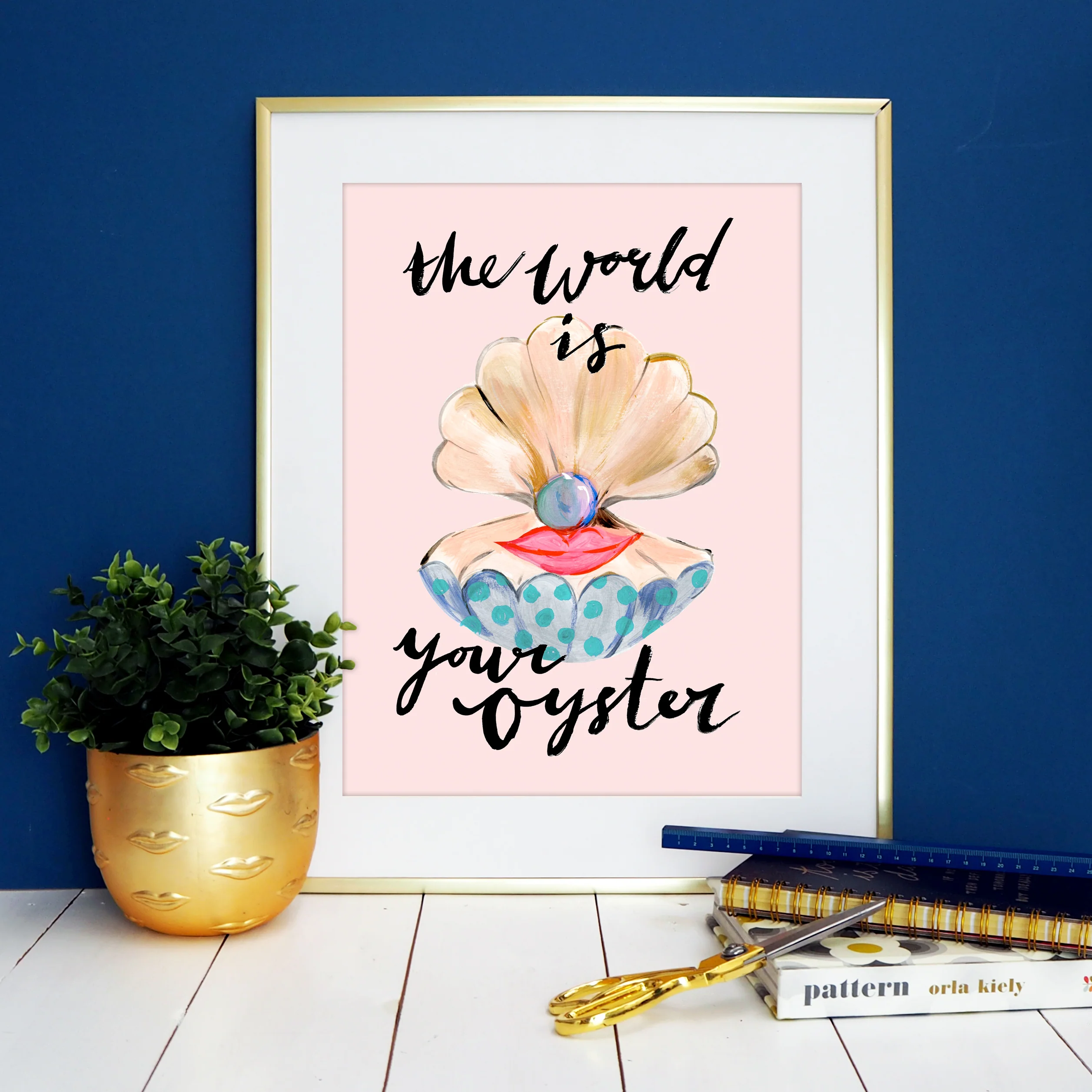 The World Is Your Oyster Print - Image 3