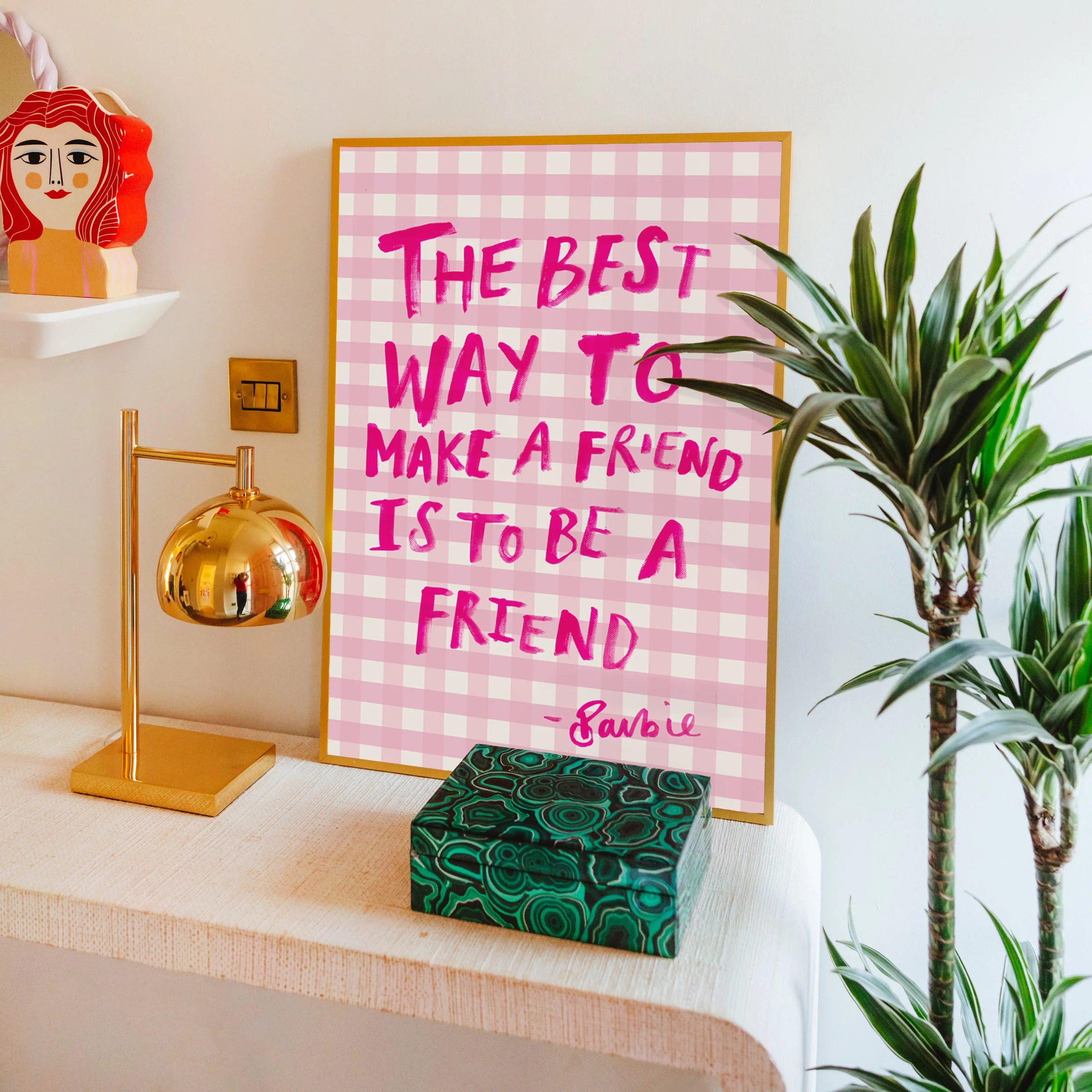 To Be A Friend Barbie Quote Print - Image 2