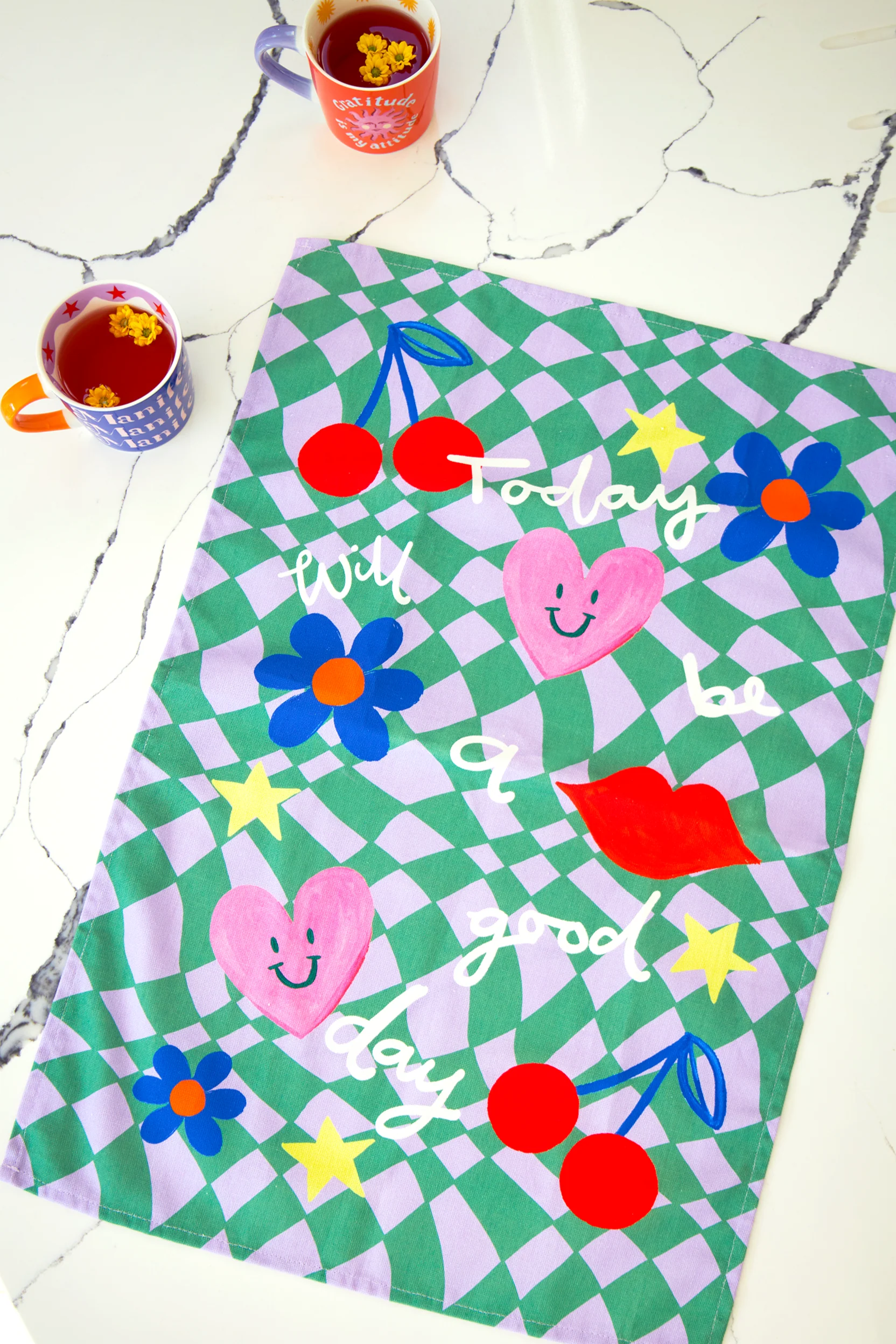 Today Will Be A Good Day Tea Towel - Image 3
