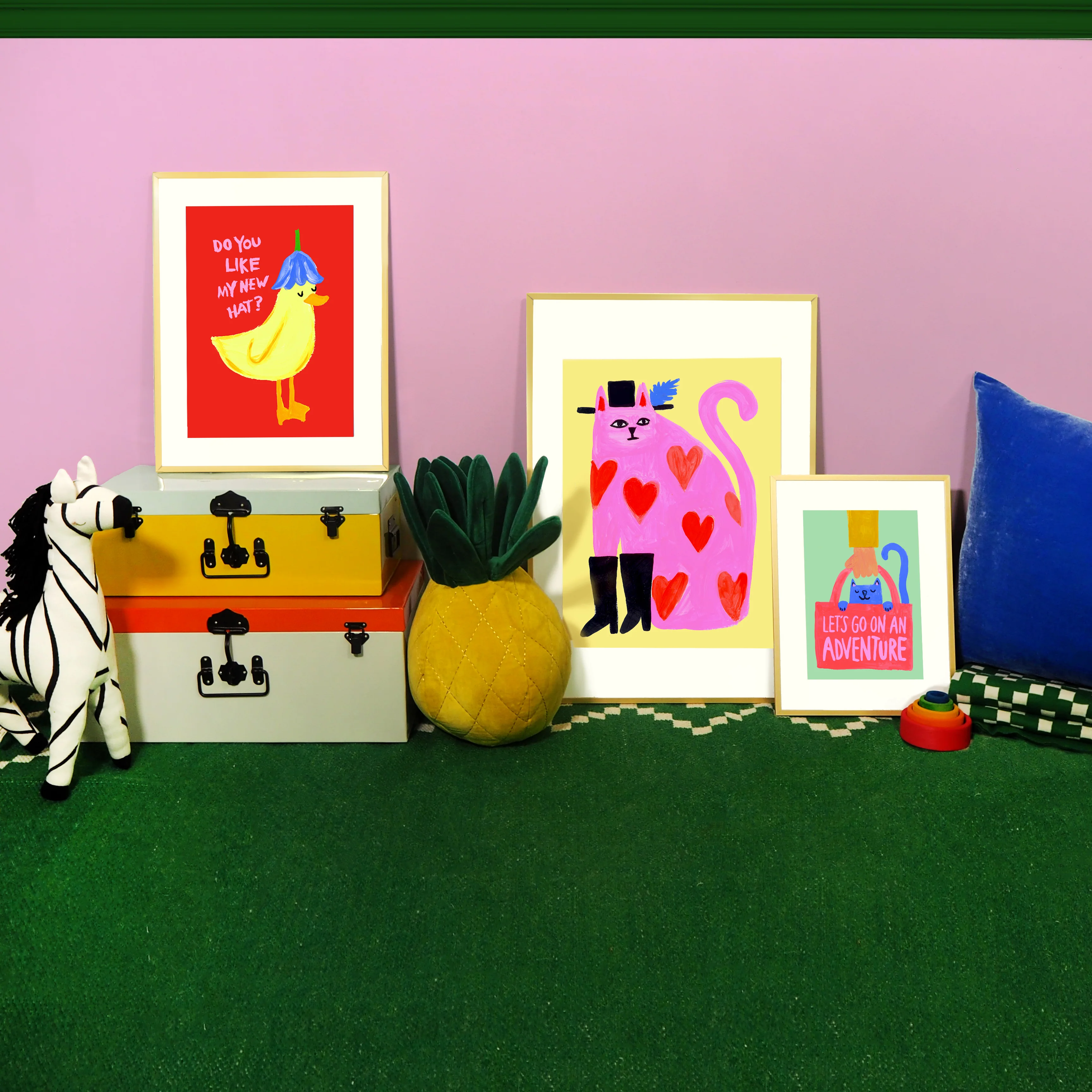 Trendy Cat Print - Image 3
