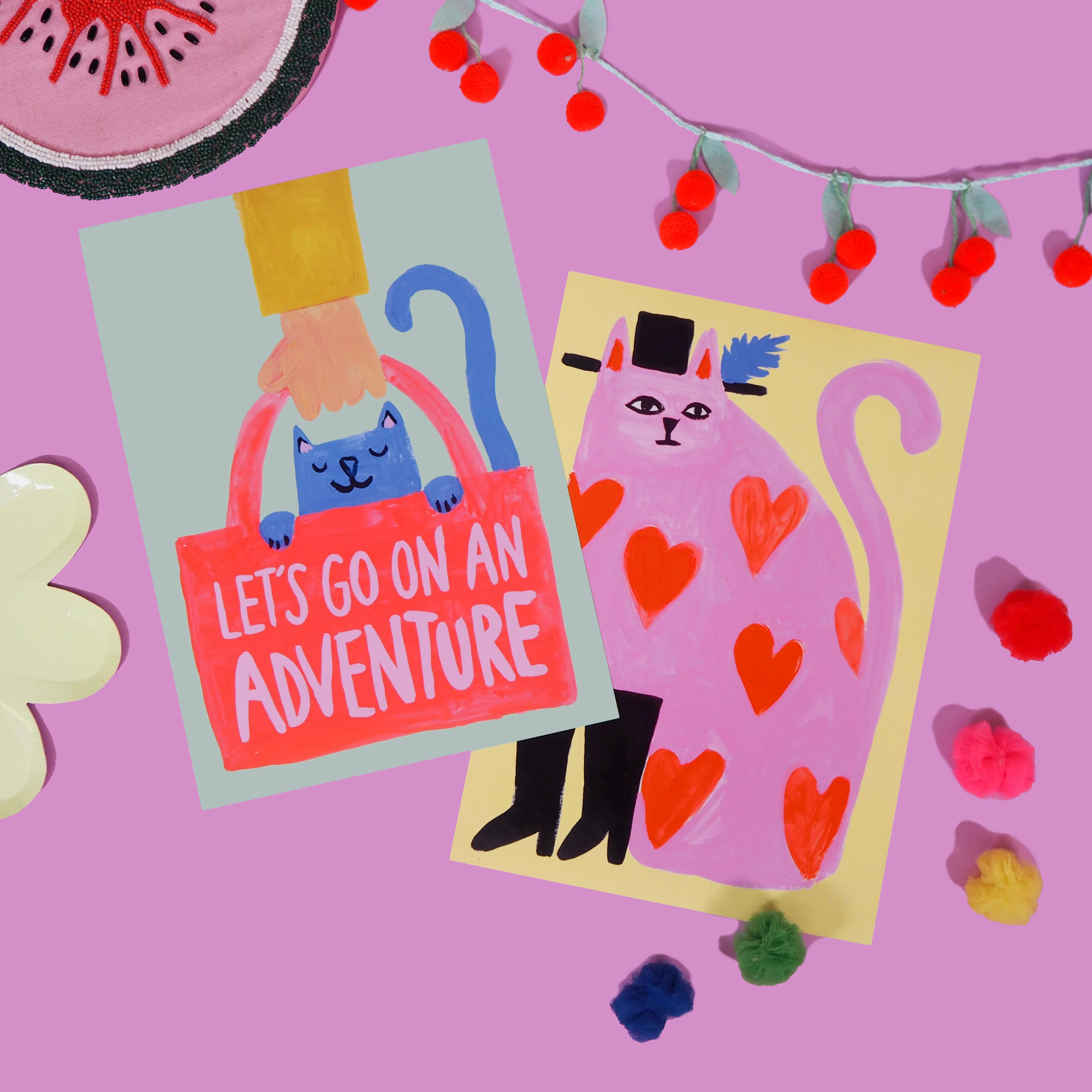 Trendy Cat Print - Image 4