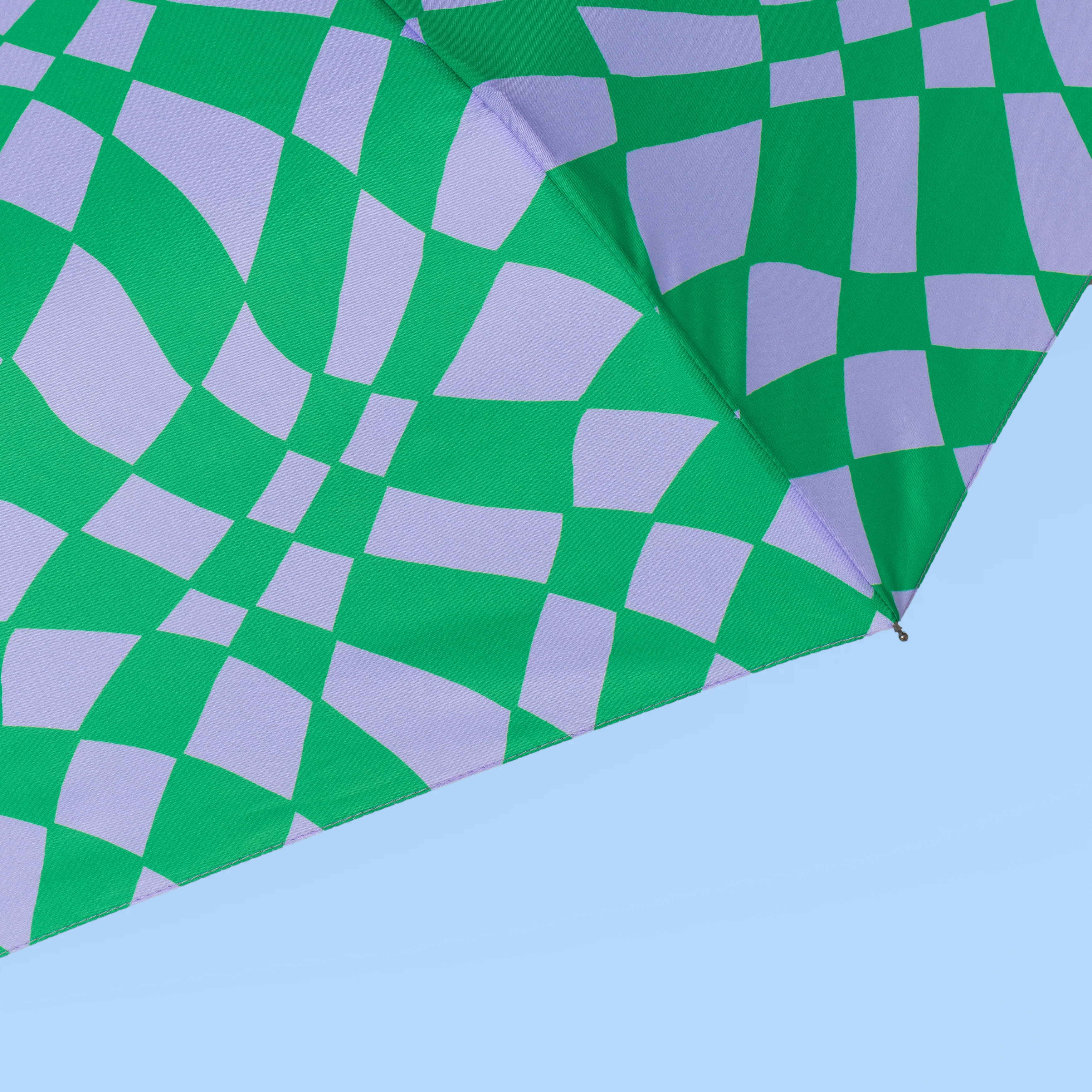 Waved Checkerboard Umbrella - Image 2