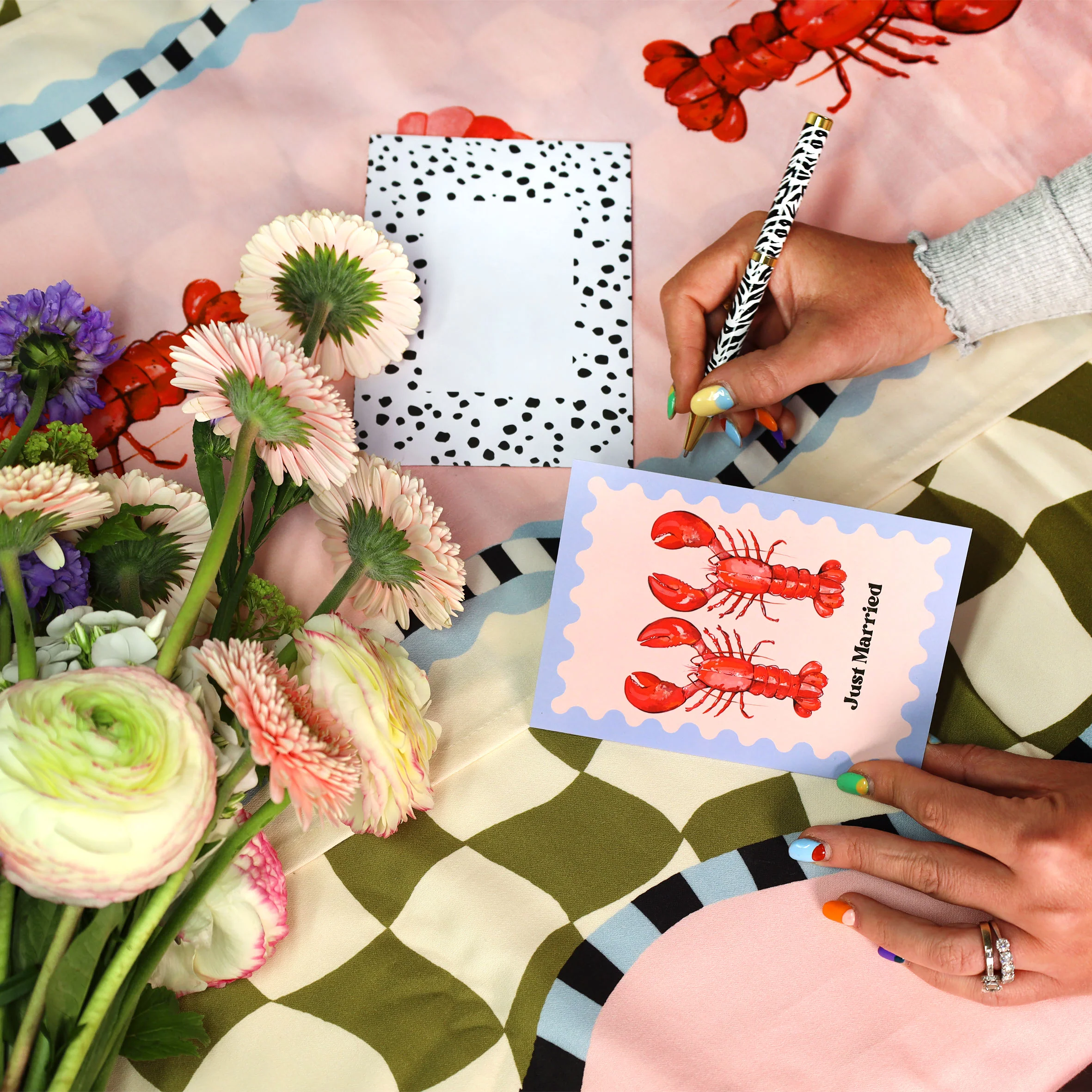 Just Married Lobster Card - Image 3