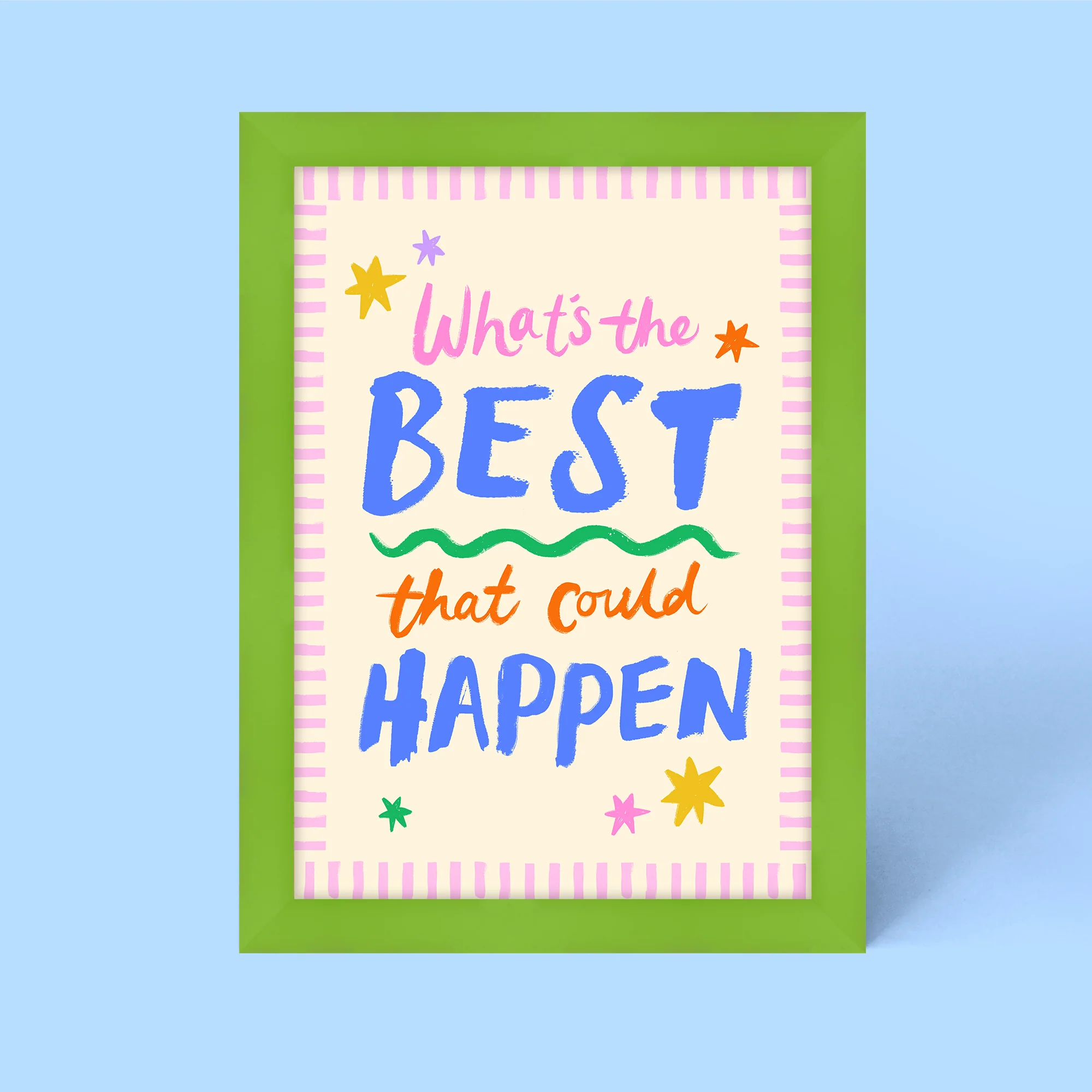 What's The Best That Could Happen Framed Print - Image 2