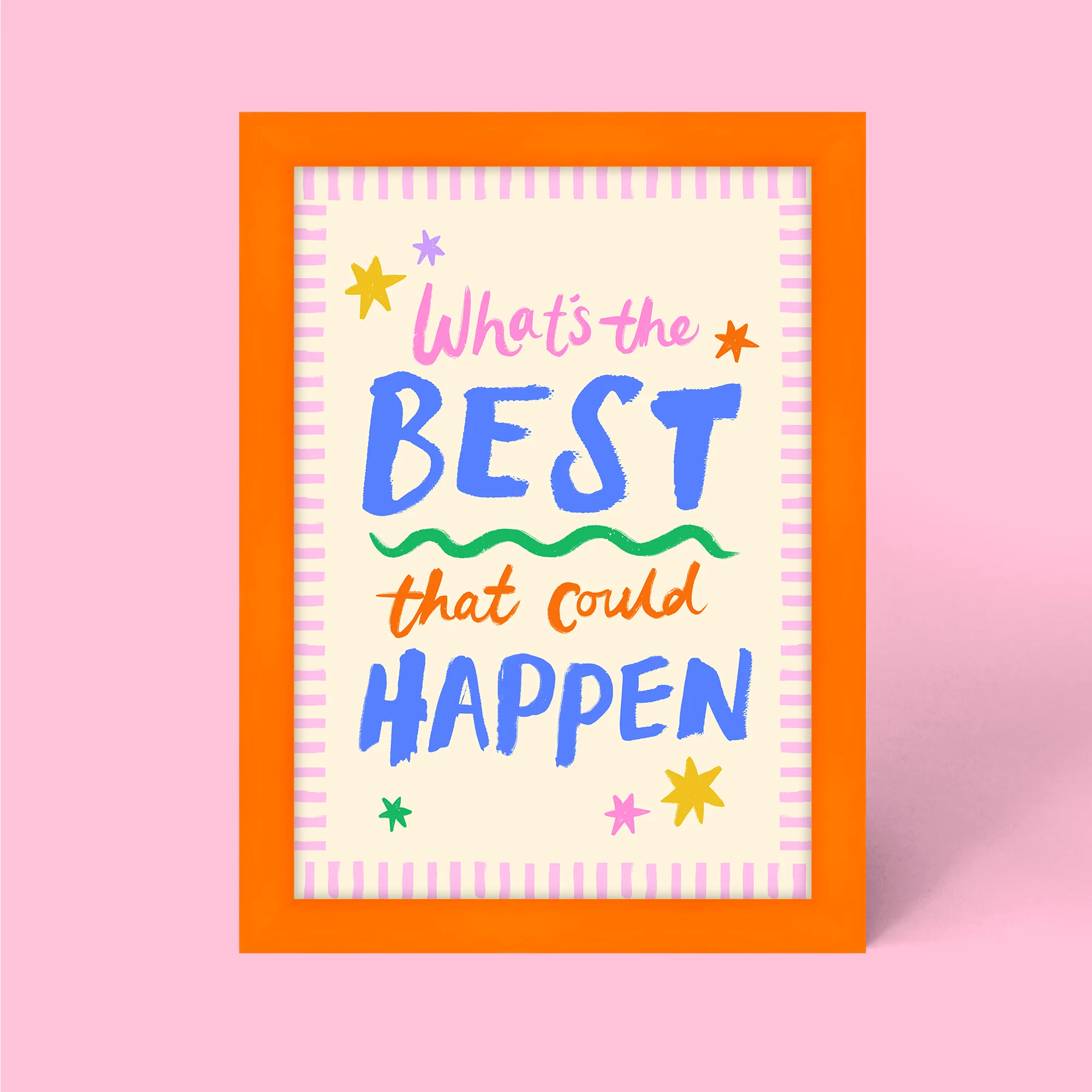 What's The Best That Could Happen Framed Print - Image 3
