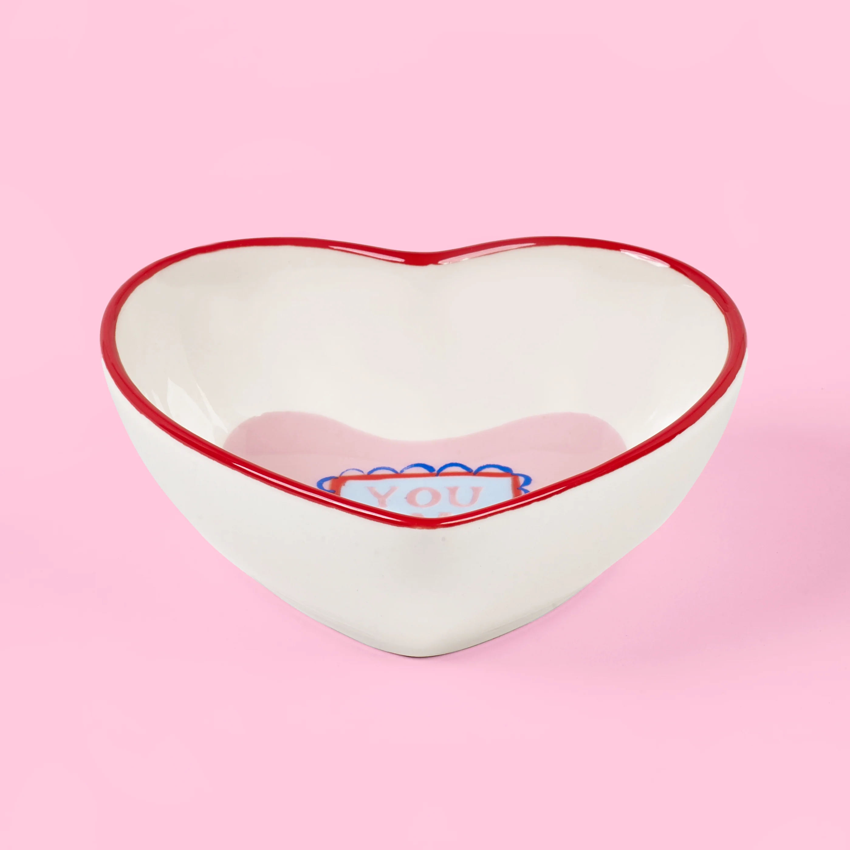 With Love Heart Nibble Bowls - Set of 2 - Image 3