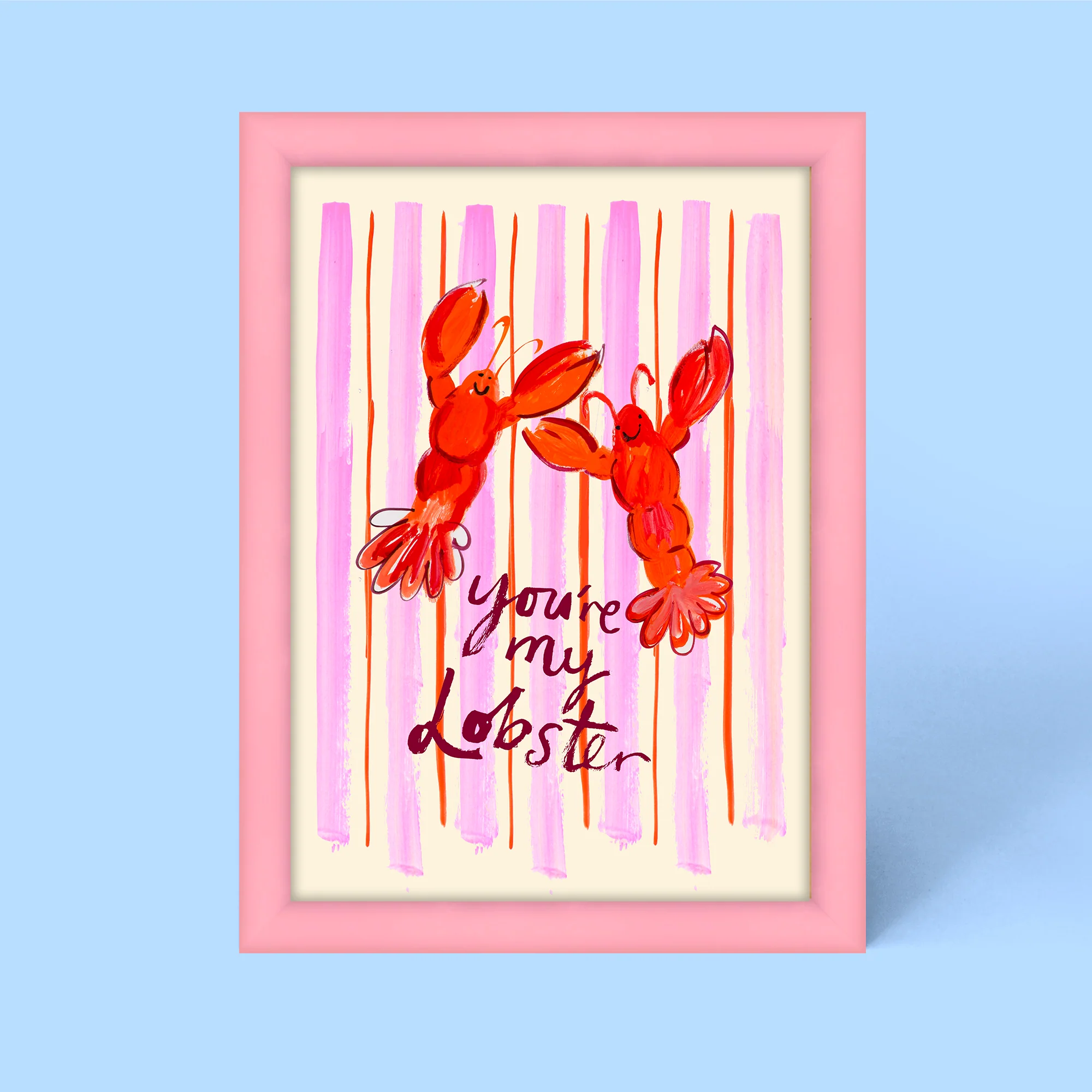 You're My Lobster Framed Print - Image 3