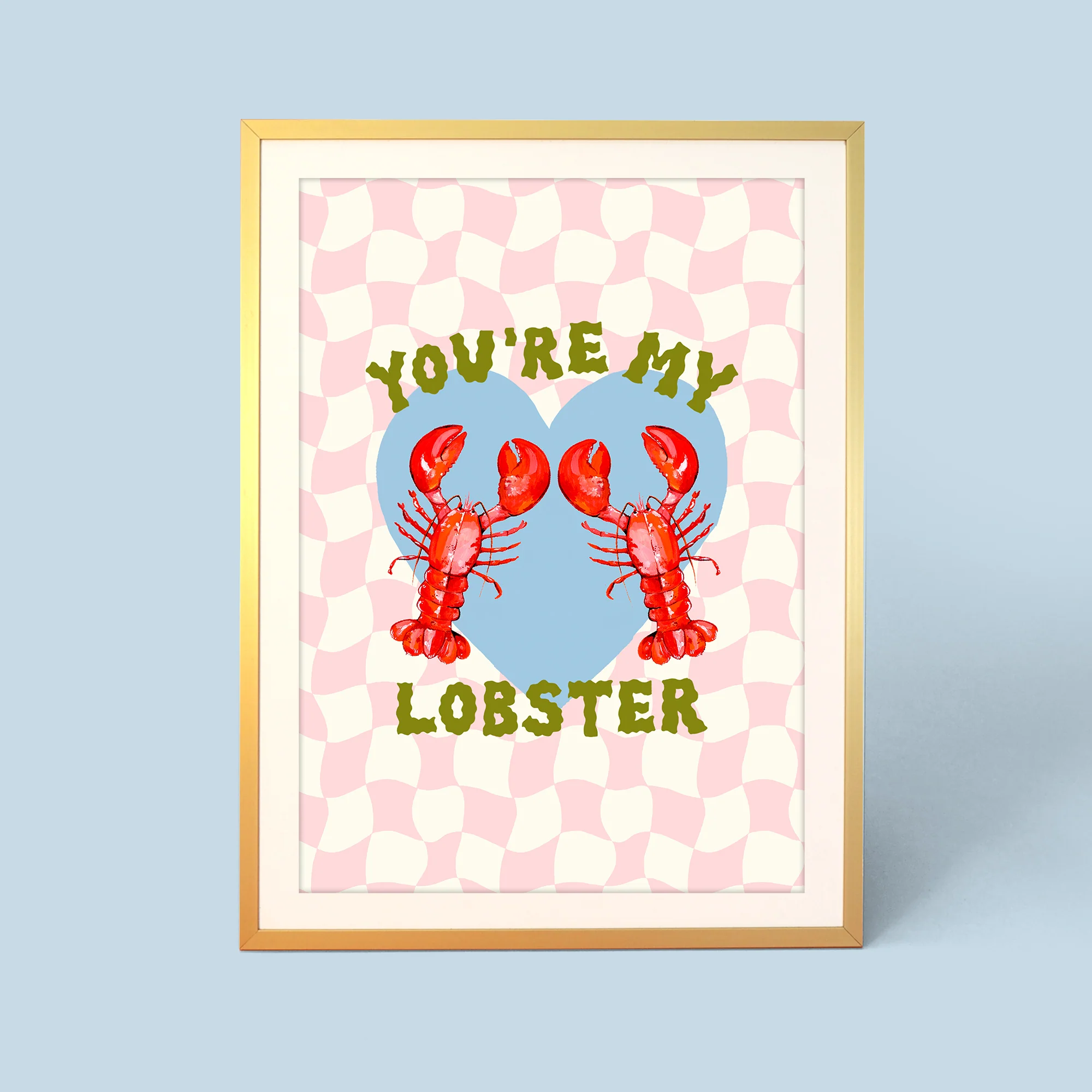 You're My Lobster Personalised Print - Image 3